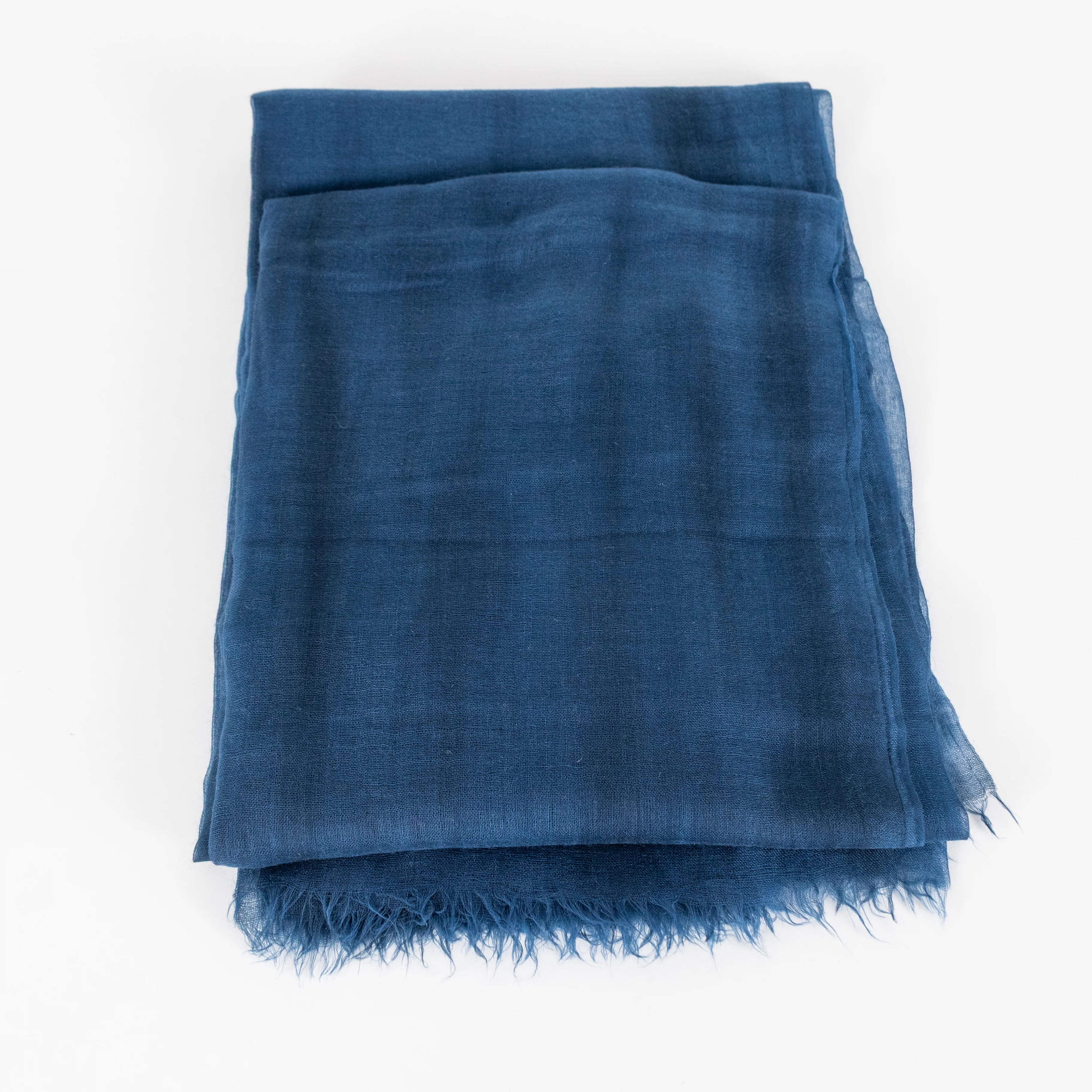 Loro Piana Blue Ombre Pattern Cashmere Scarf - Image 3