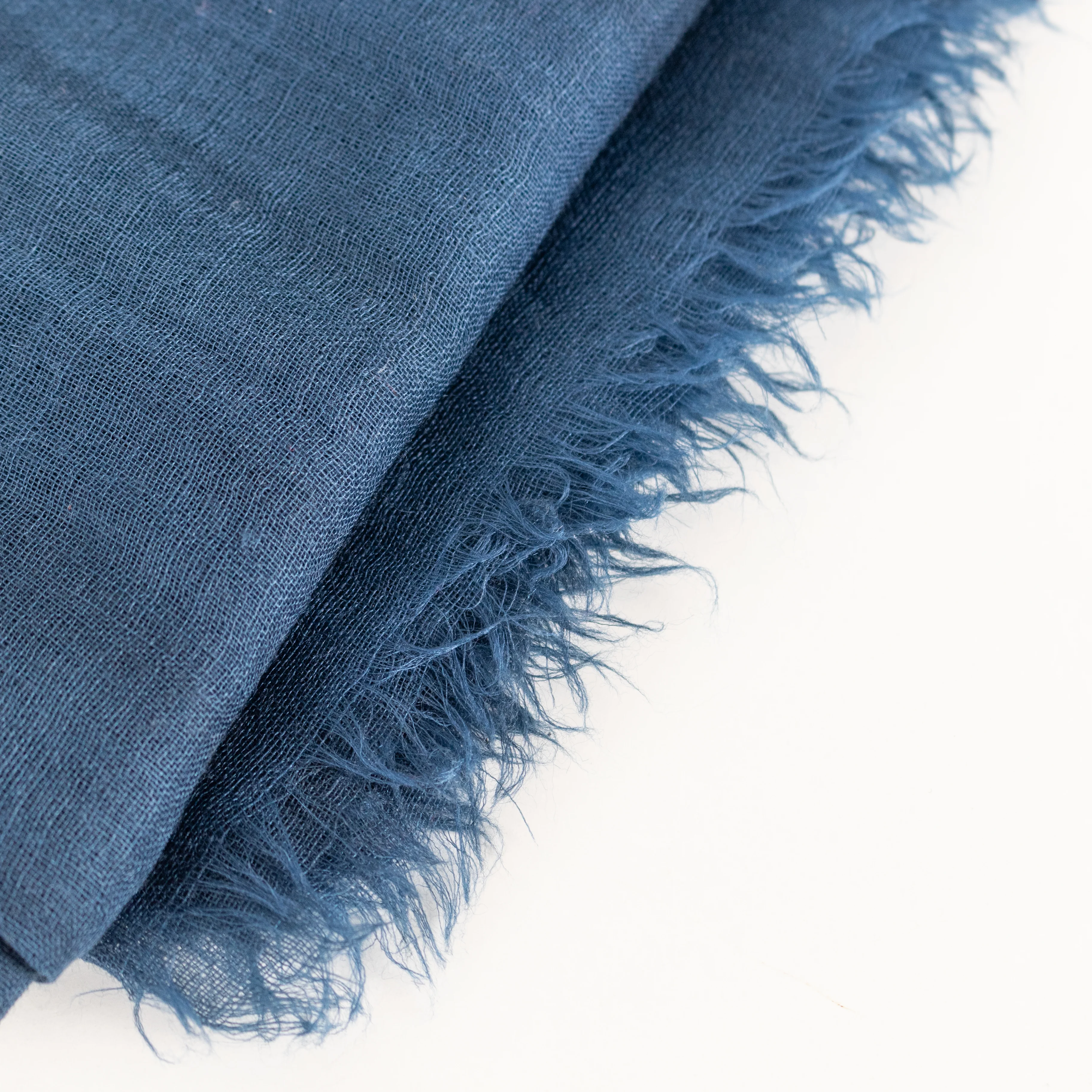 Loro Piana Blue Ombre Pattern Cashmere Scarf - Image 5