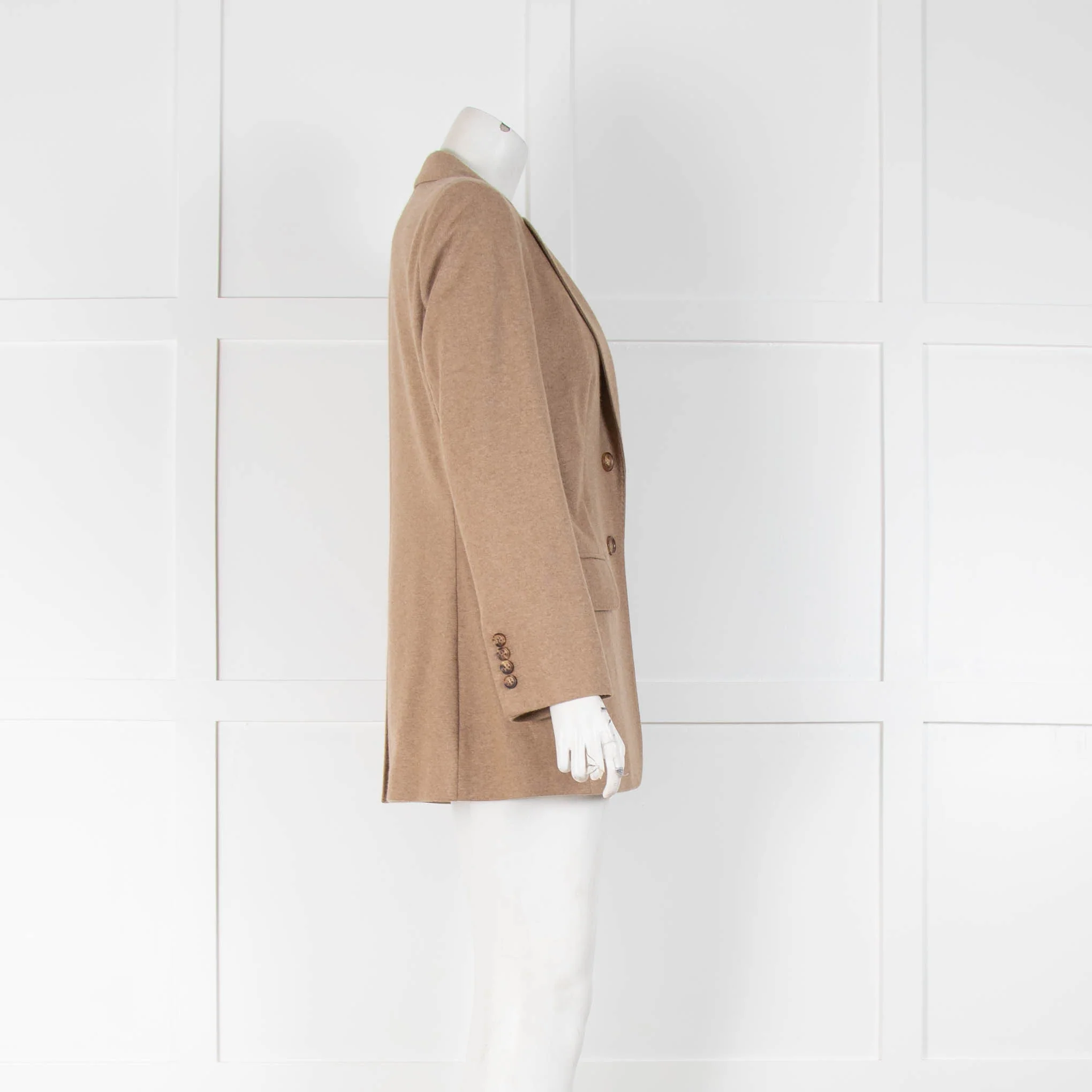 Loro Piana Camel Cashmere Blazer - Image 2