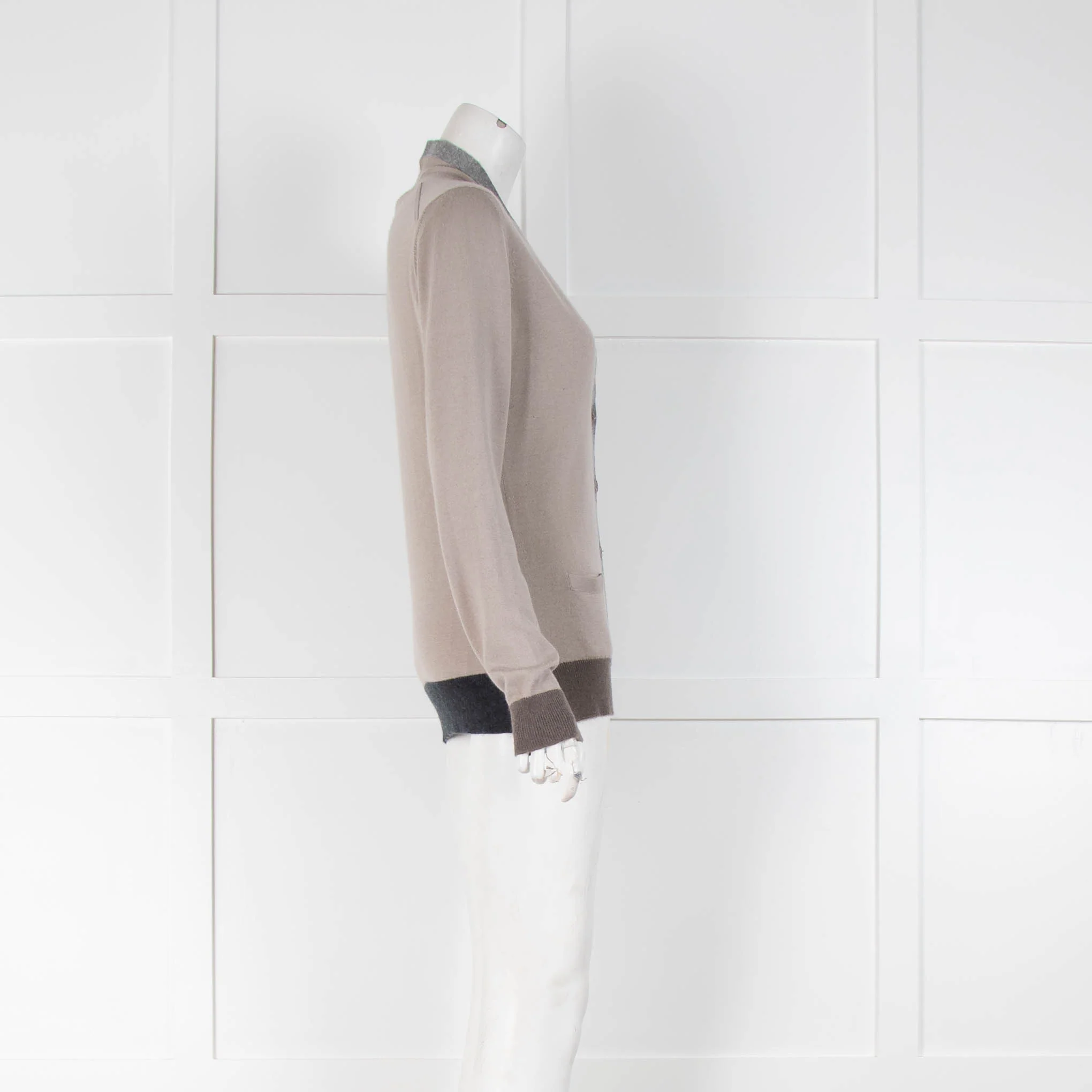 Loro Piana Contract Colour Cashmere Cardigan - Image 2