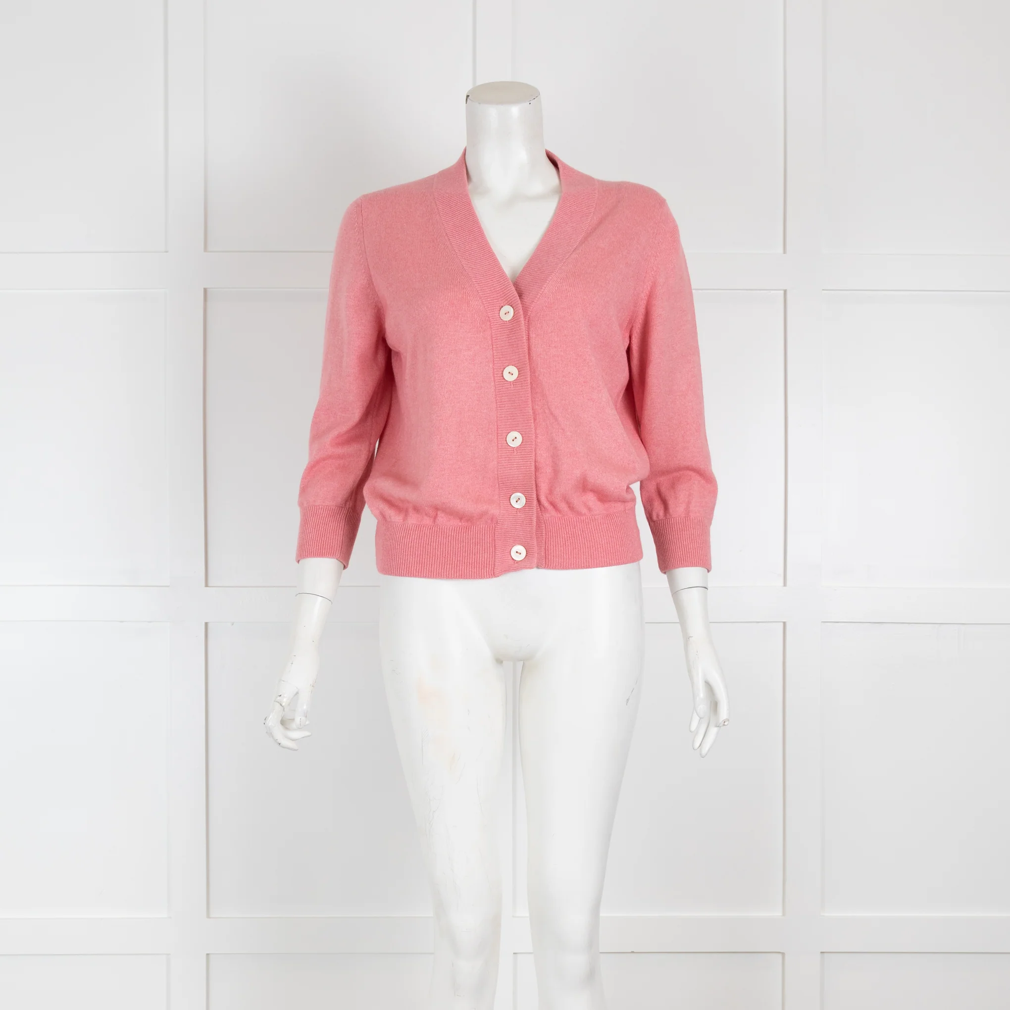 Loro Piana Pink Cashmere Cardigan