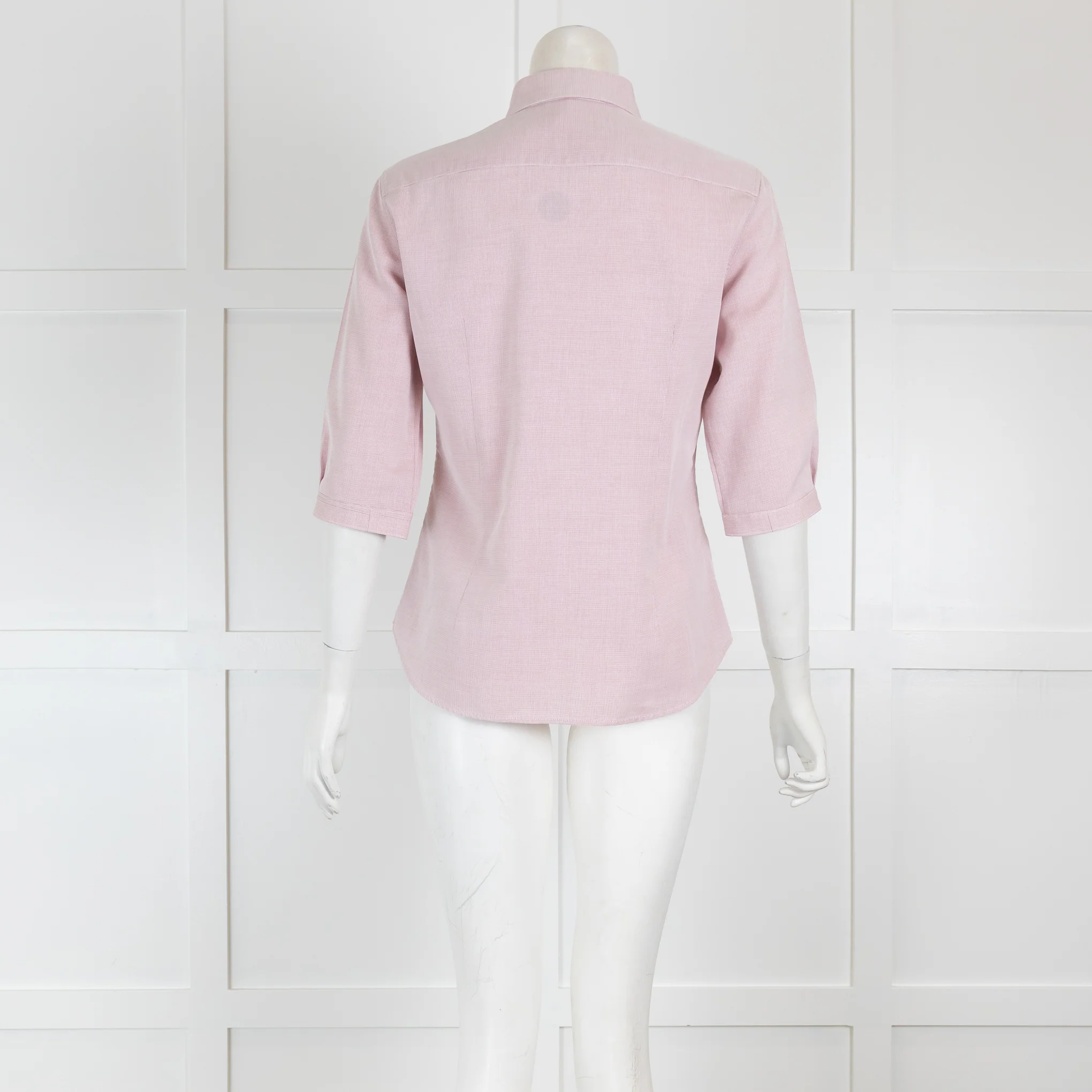 Loro Piana Shirt with Small Red Check Detail - Image 2