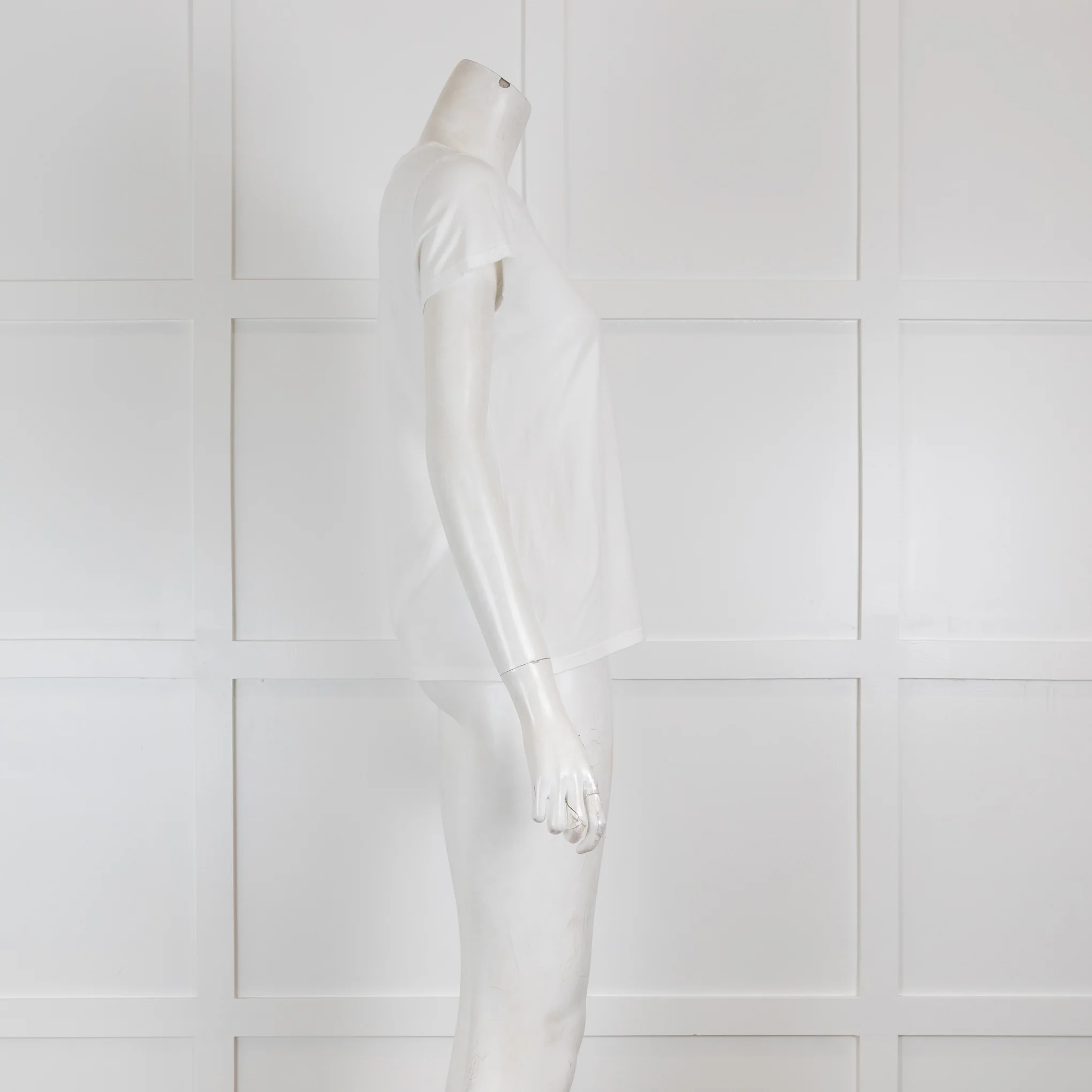 Loro Piana White Cotton T--Shirt - Image 2
