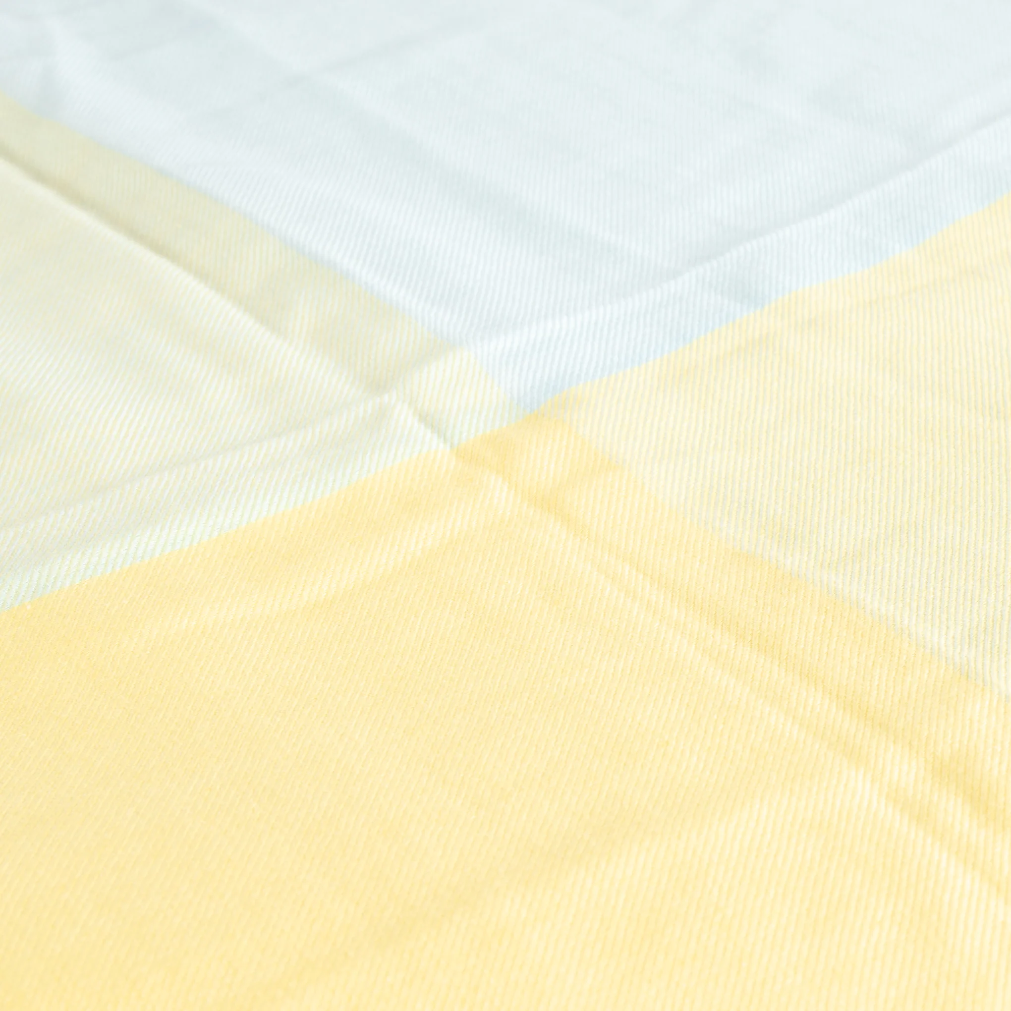 Loro Piana Yellow and Blue Cashmere/Silk Mix Scarf - Image 6