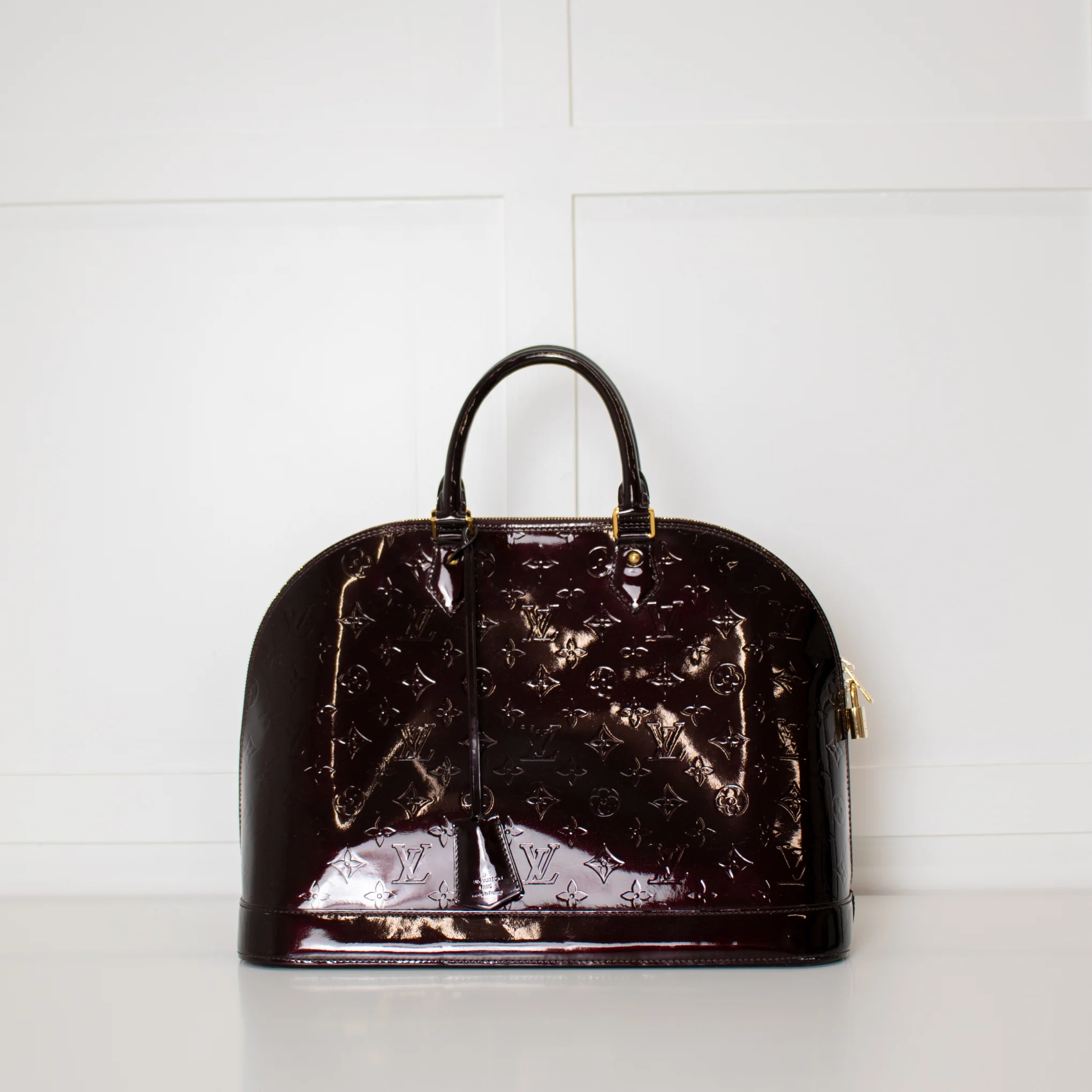 Louis Vuitton Alma GM Burgundy Bag