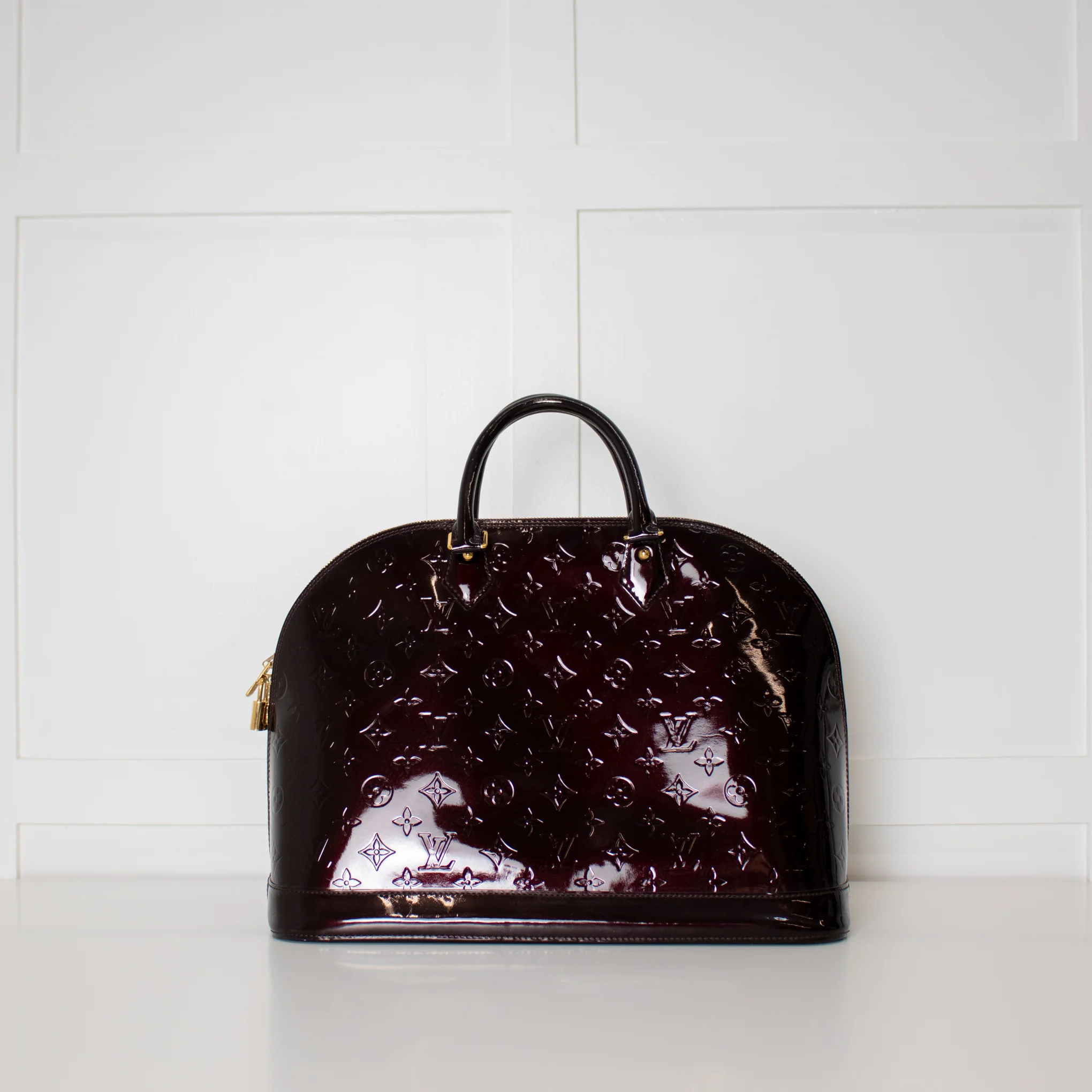 Louis Vuitton Alma GM Burgundy Bag - Image 5