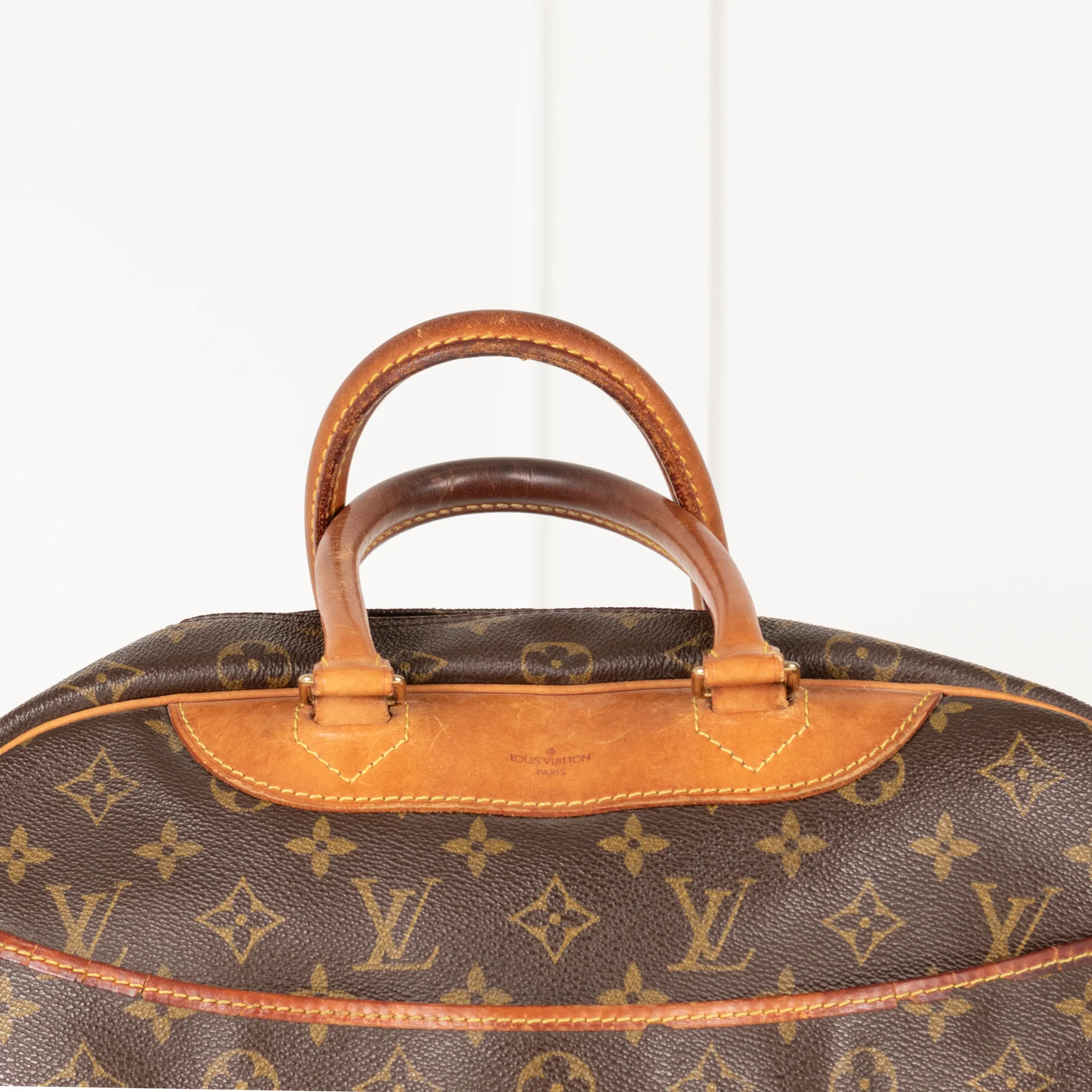 Louis Vuitton Brown Monogram Deauville Bag - Image 10