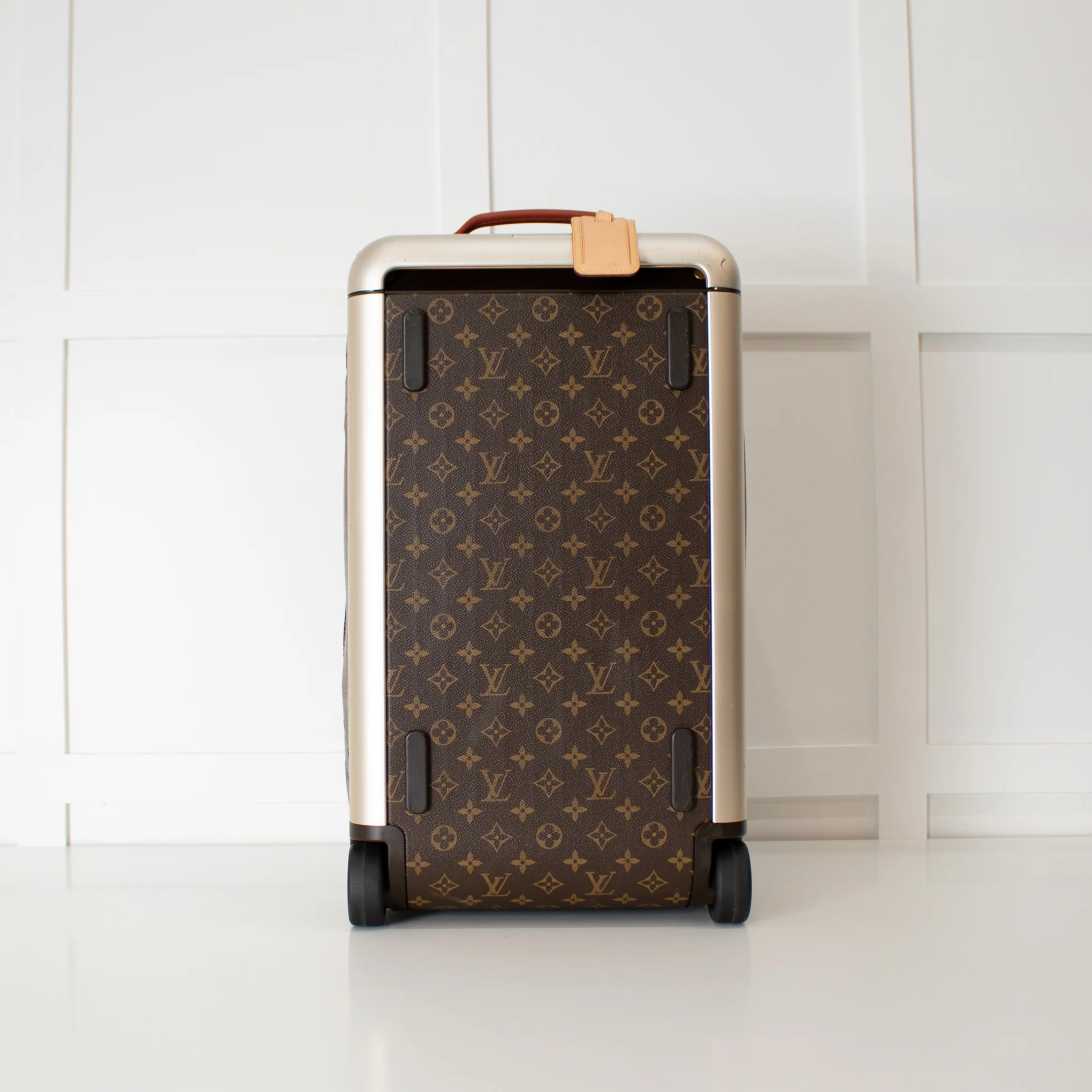 Louis Vuitton Brown Monogram Horizon Soft 55 Trolley Duffle Bag - Image 6
