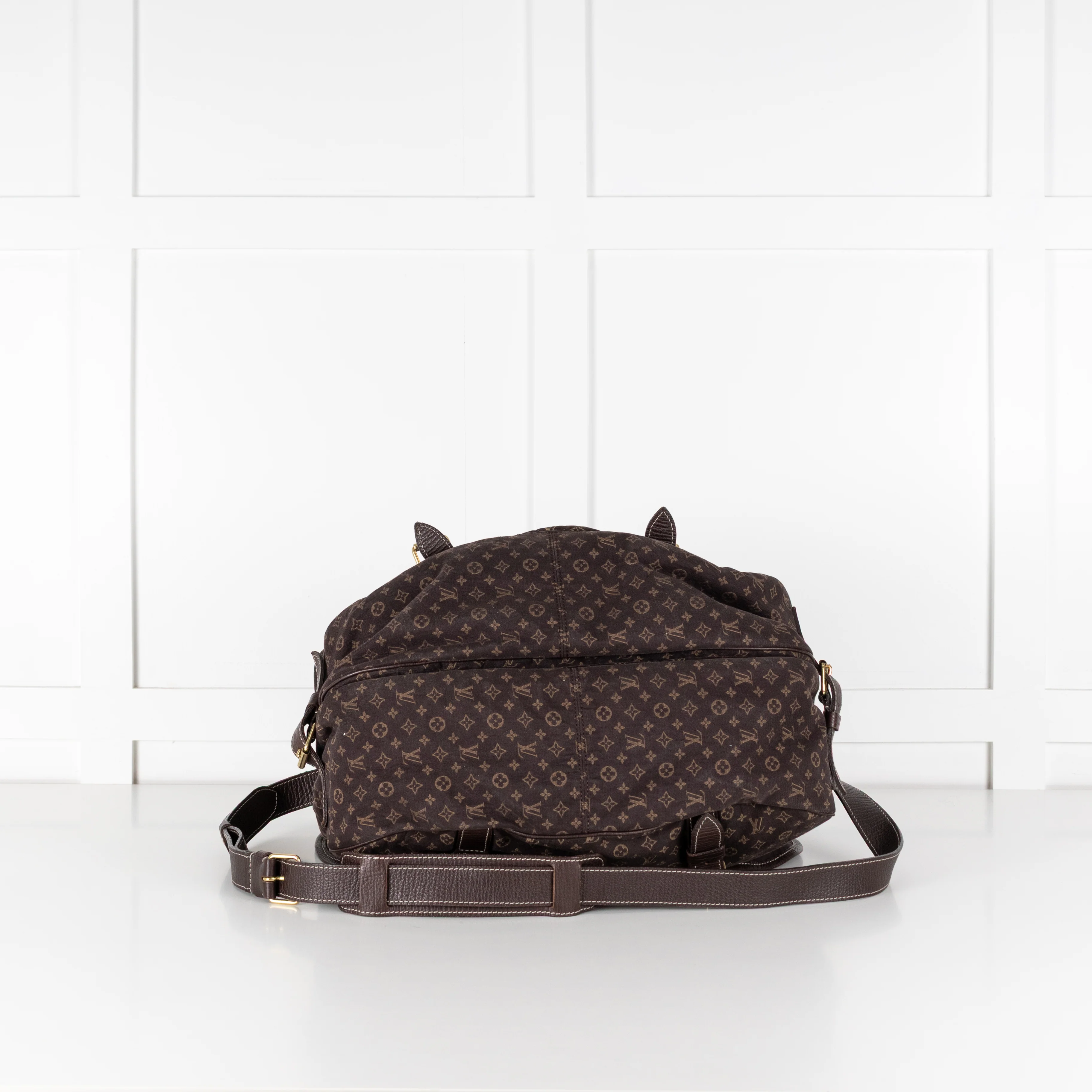 Louis Vuitton Brown Monogram Mini Lin Saumur XL Shoulder Bag - Image 7