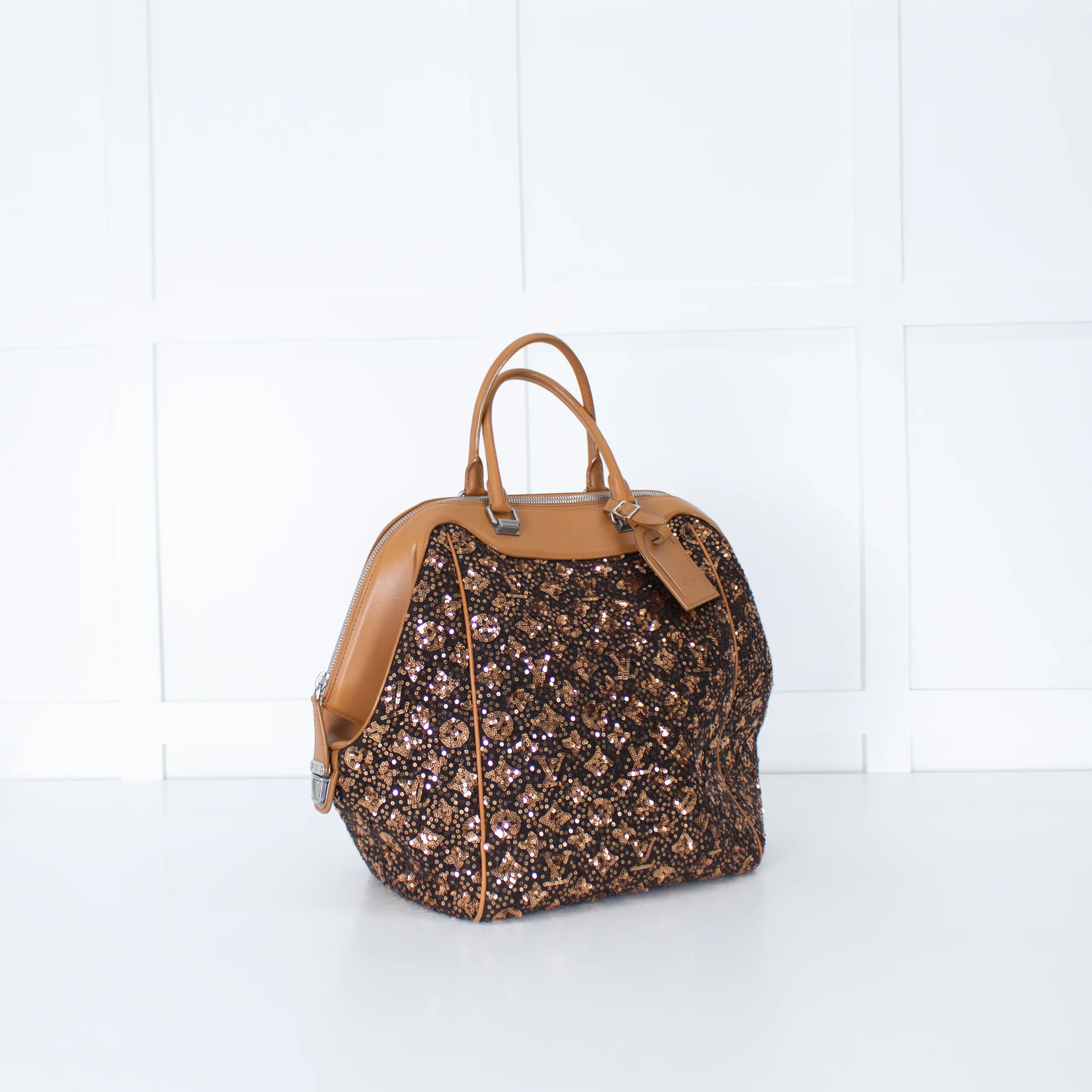 Louis Vuitton Monogram Sequin Sunshine Express North South Gold - Image 2