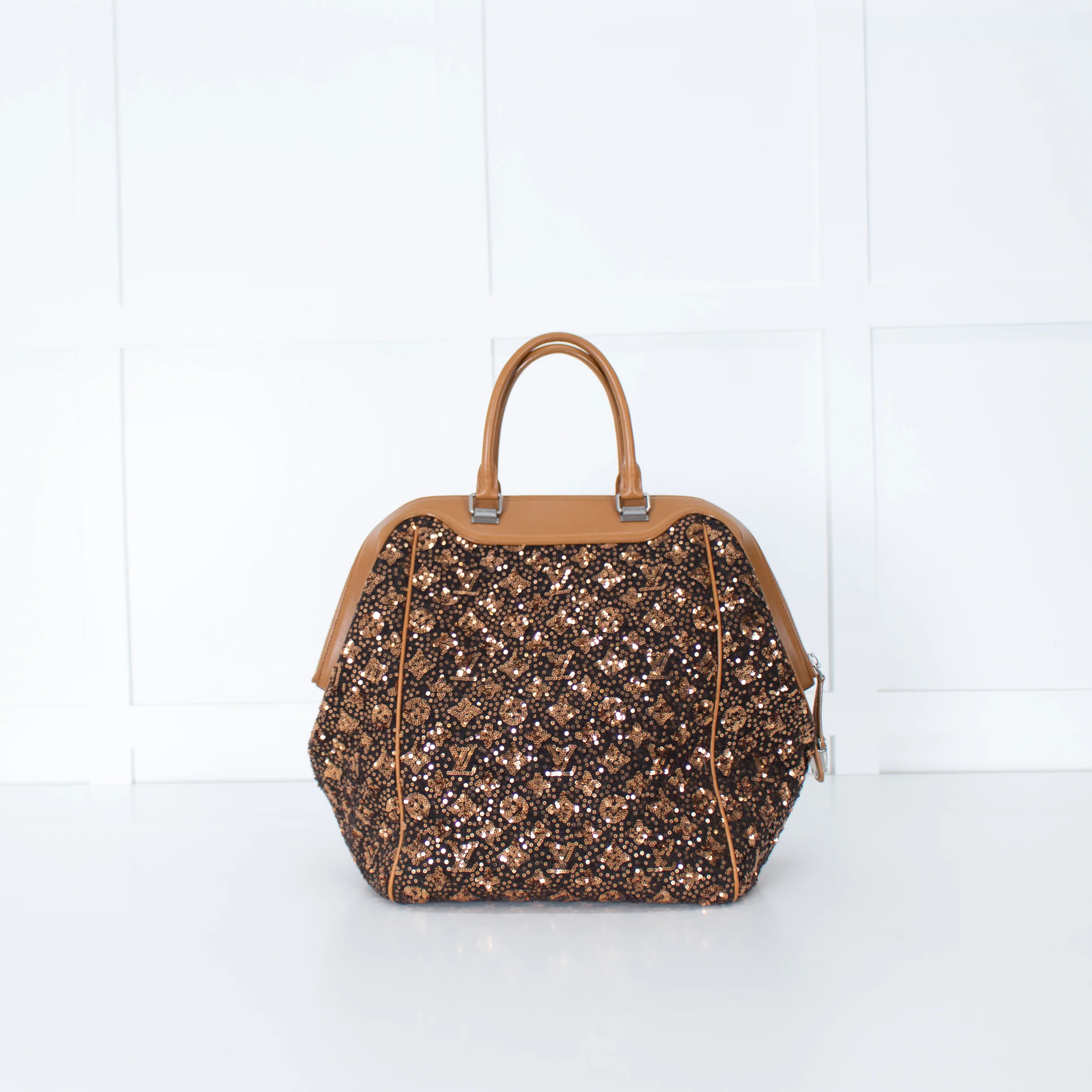 Louis Vuitton Monogram Sequin Sunshine Express North South Gold - Image 4