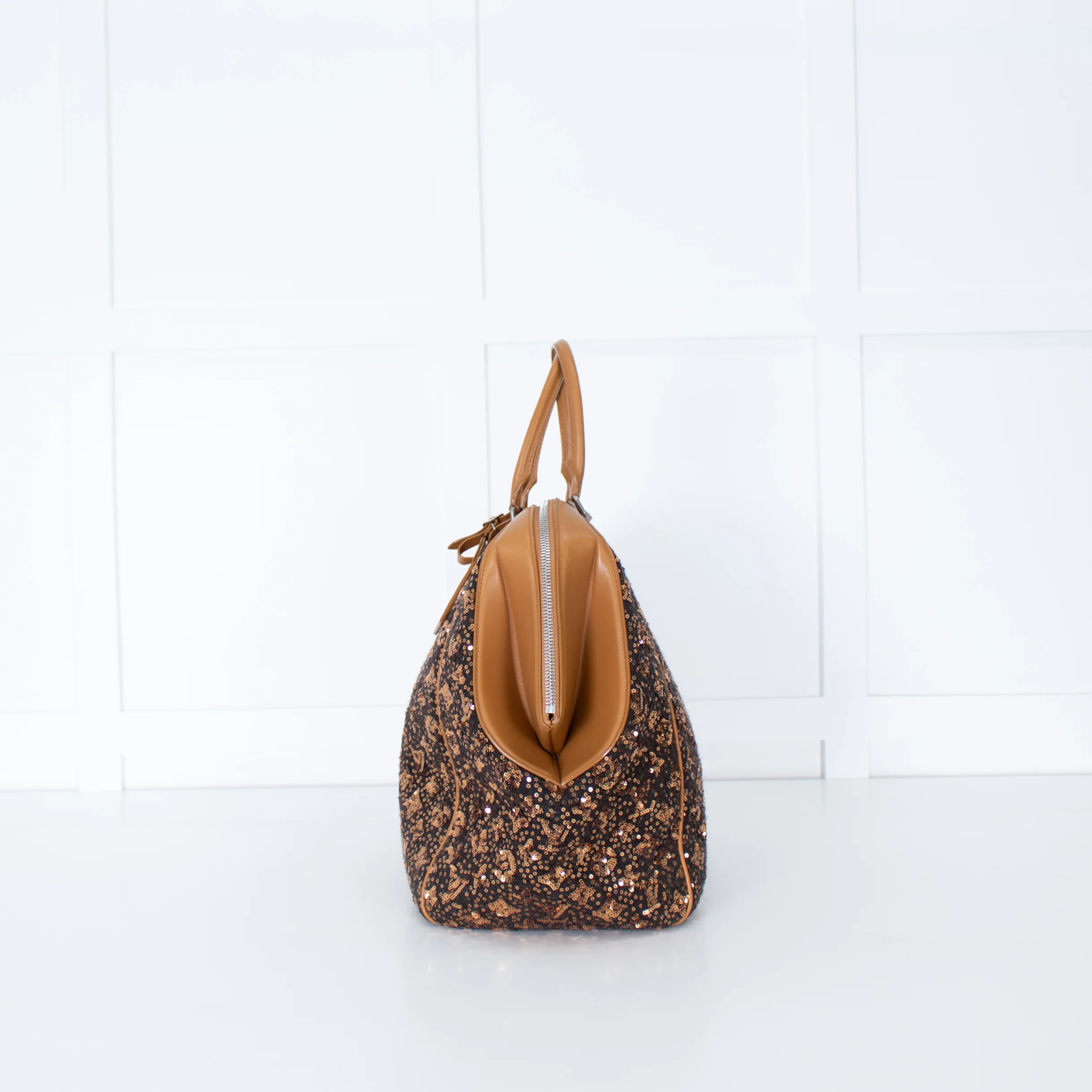 Louis Vuitton Monogram Sequin Sunshine Express North South Gold - Image 5
