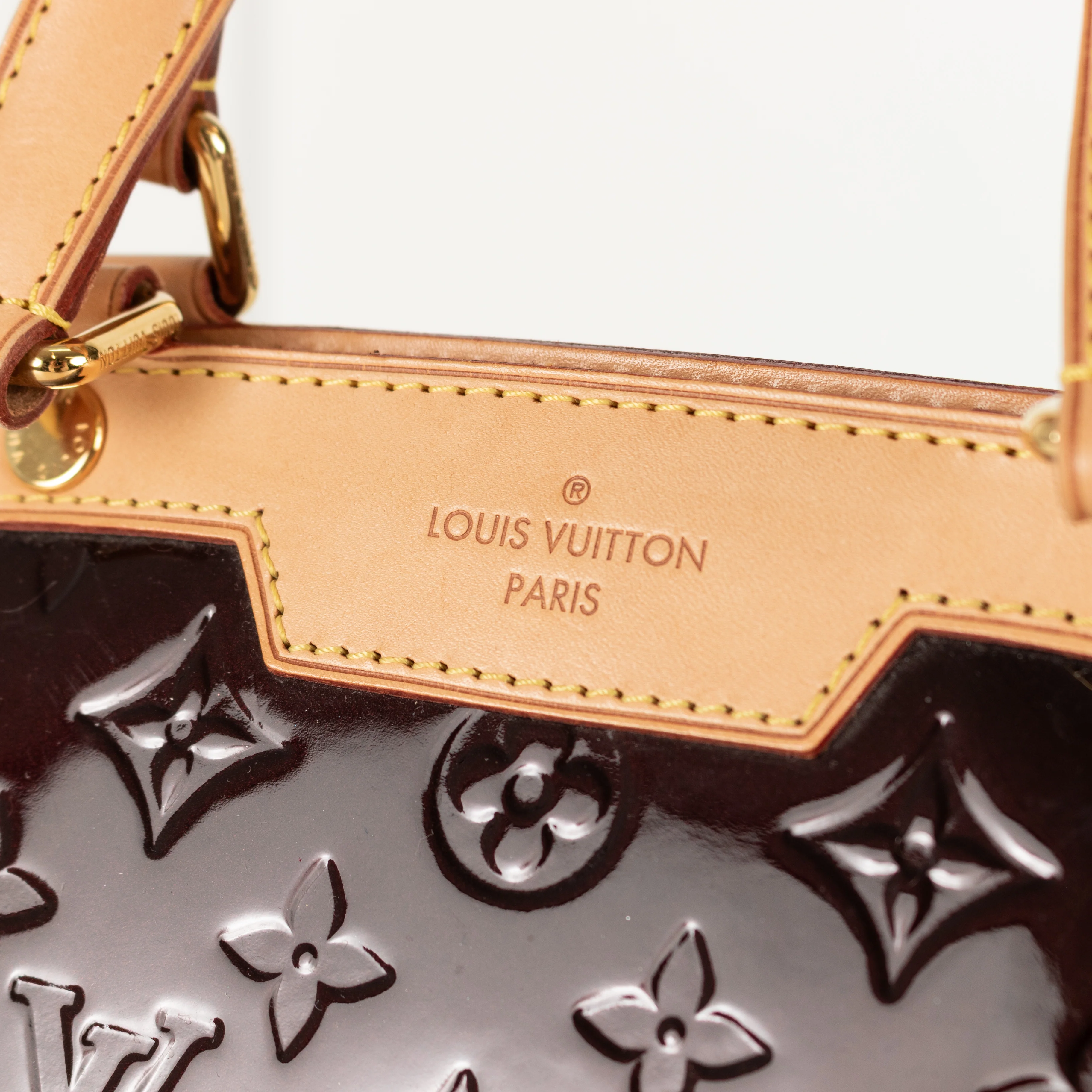 Louis Vuitton Burgundy Brea GM Patent Leather Bag - Image 12