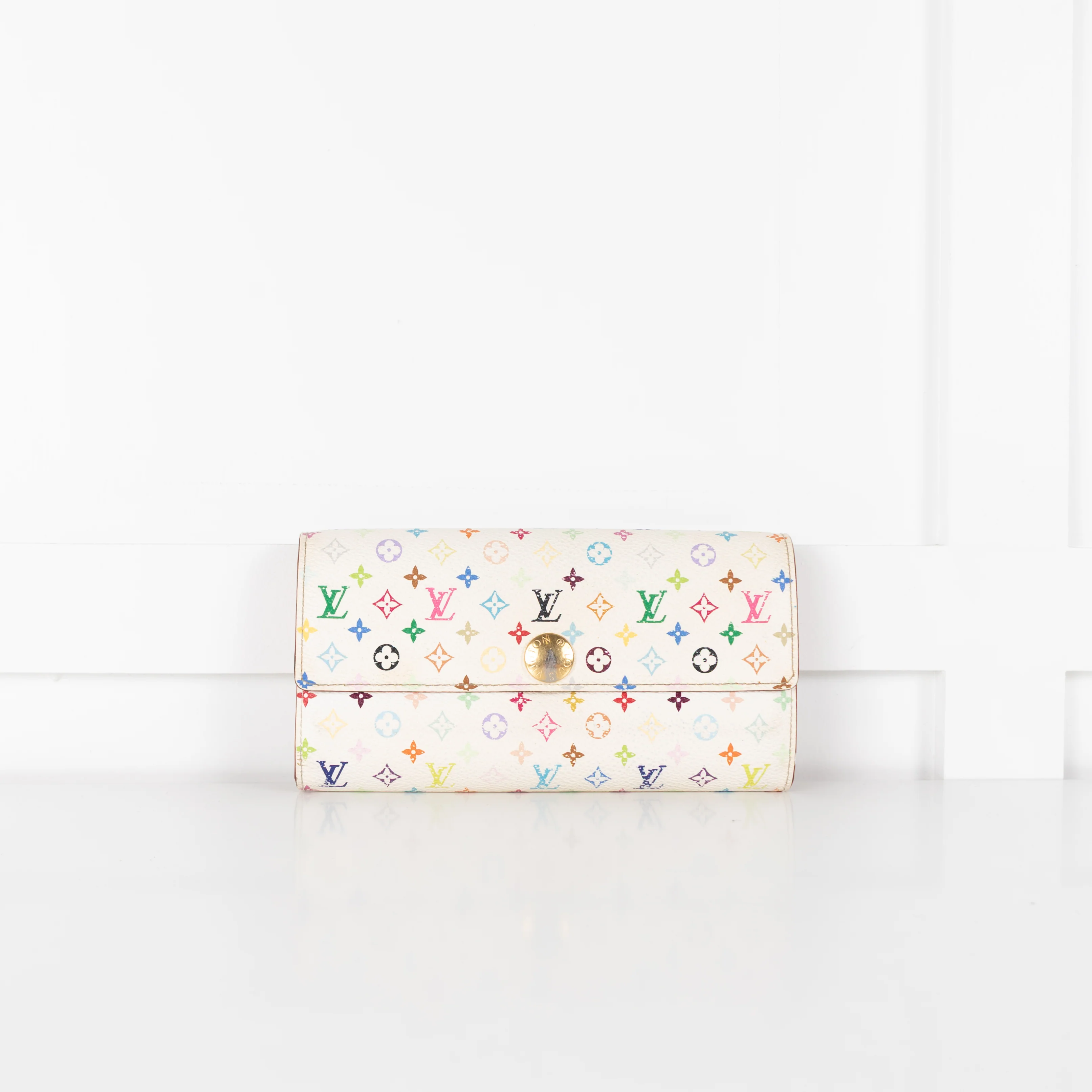 Louis Vuitton Colourful Monogram Fold Wallet - Image 3
