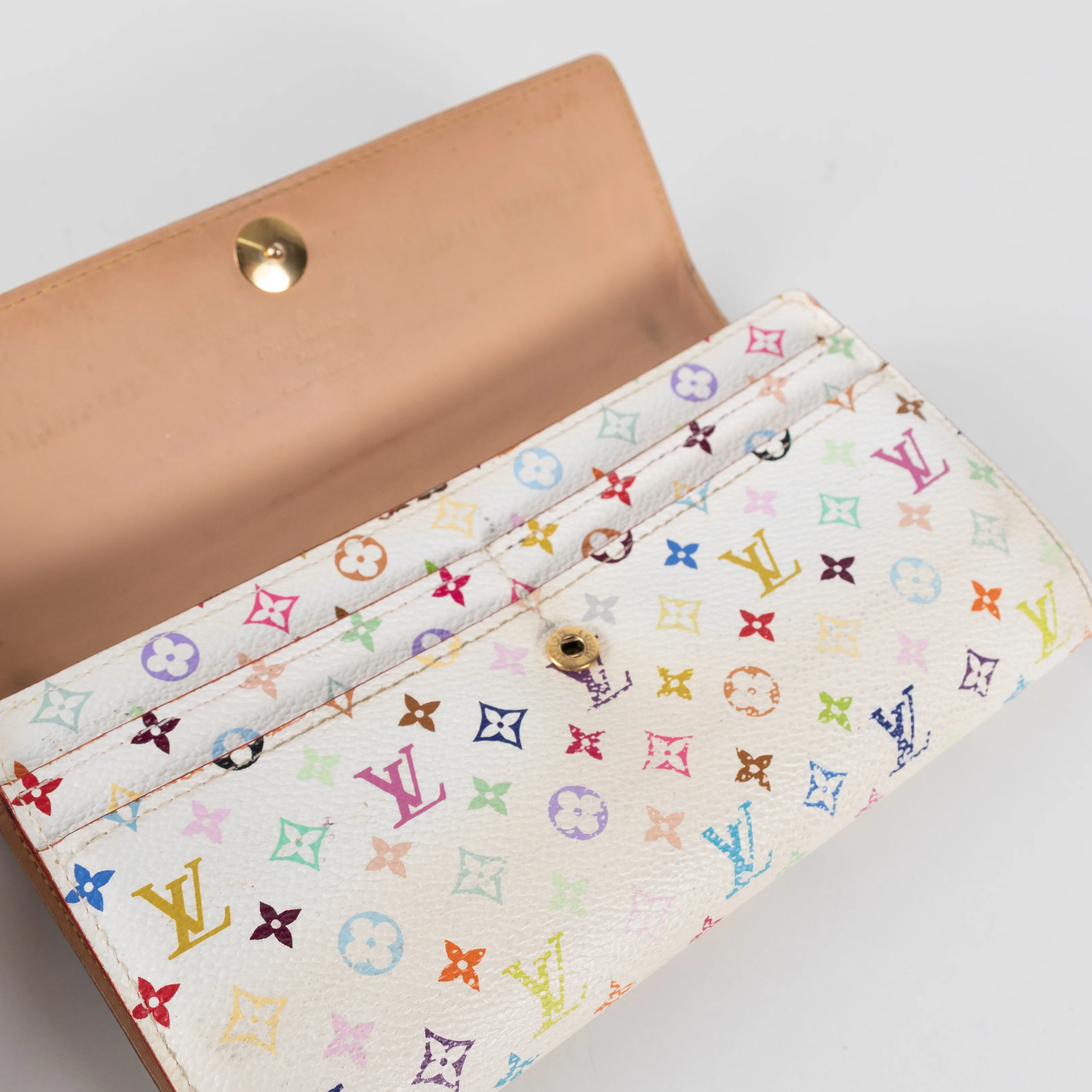 Louis Vuitton Colourful Monogram Fold Wallet - Image 9
