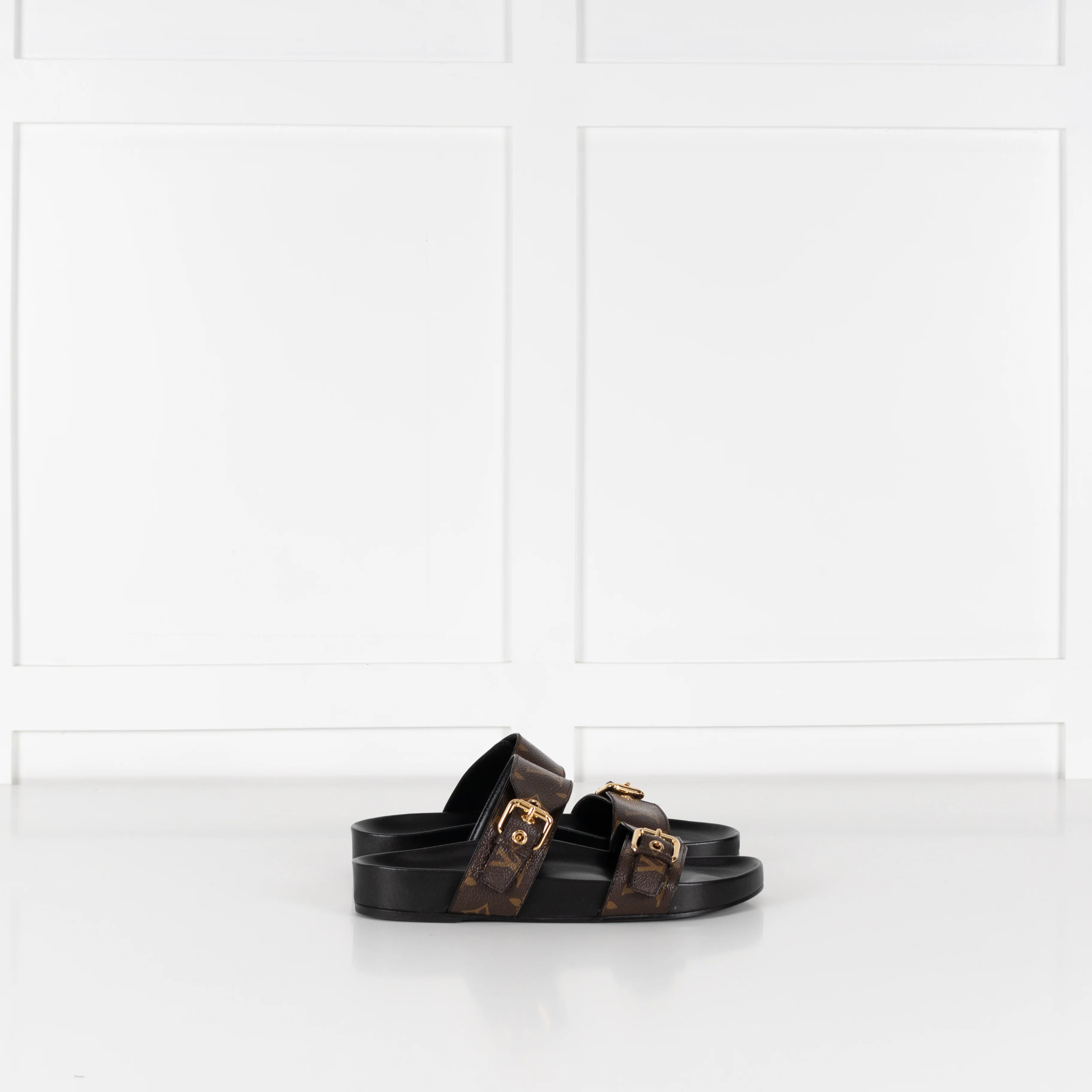 Louis Vuitton Monogram Bom Dia Buckle Strap Sandals - Image 6