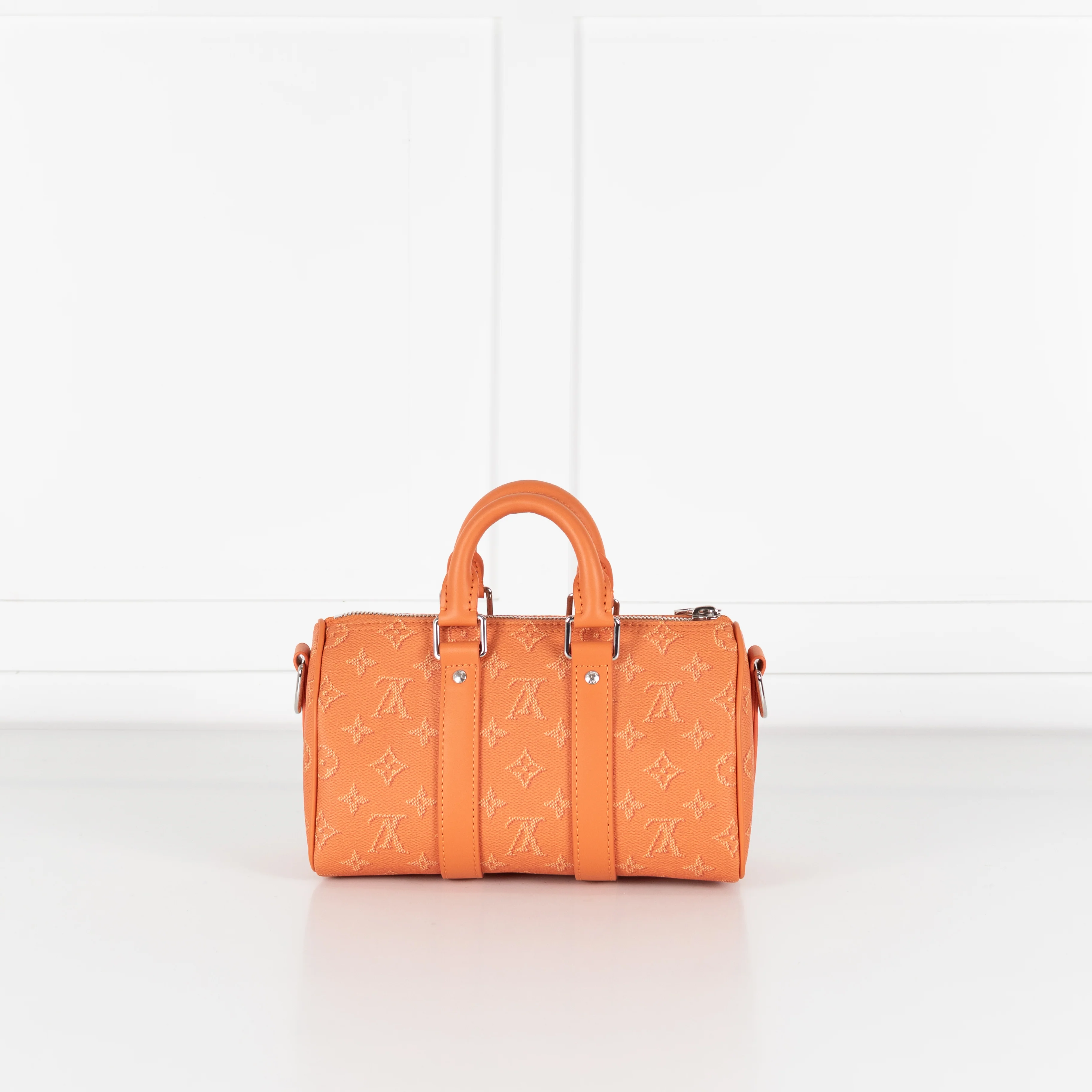 Louis Vuitton Orange Monogram Keepall 25 - Image 5