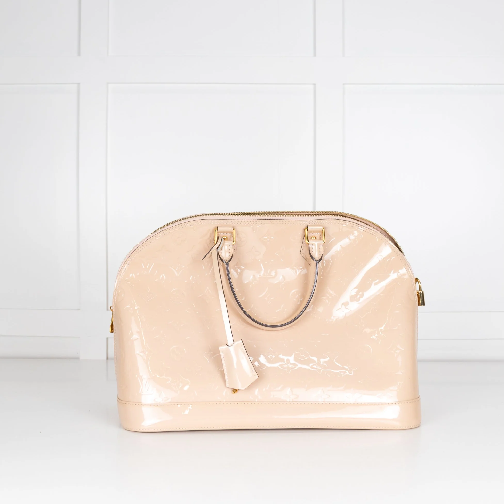 Louis Vuitton Pink Vernis Alma GM