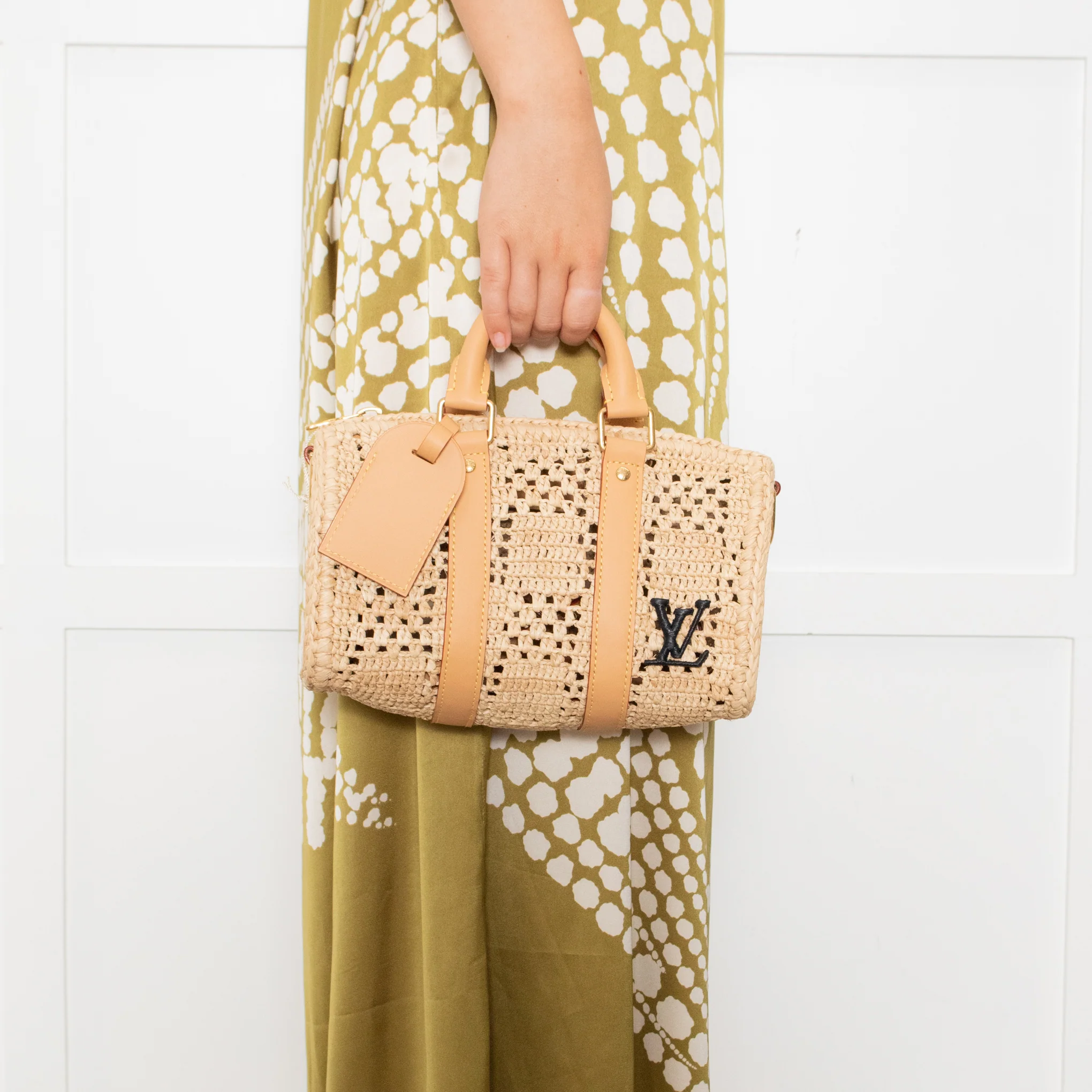 Louis Vuitton Raffia Keepall 25 Bandouliere - Image 10