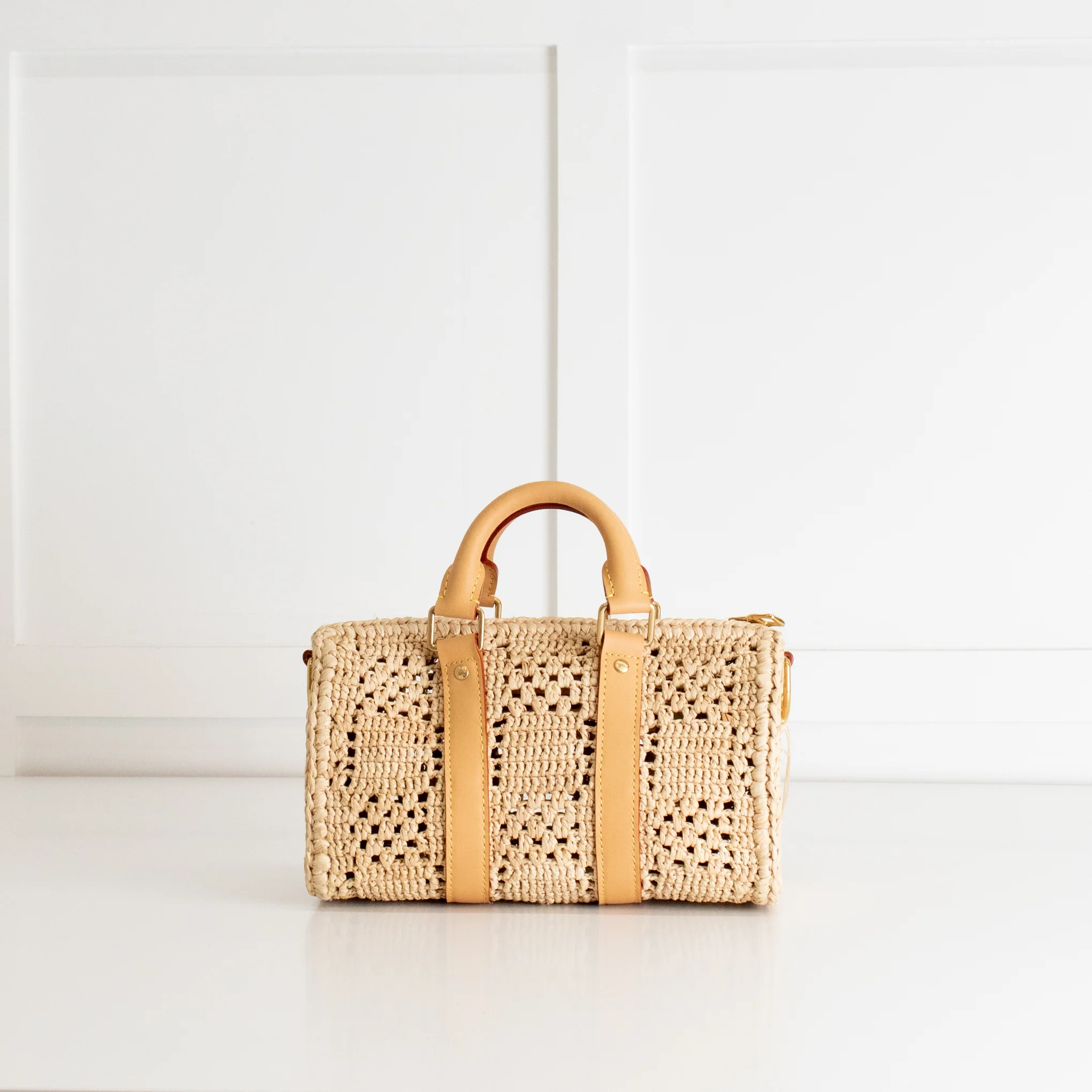 Louis Vuitton Raffia Keepall 25 Bandouliere - Image 5