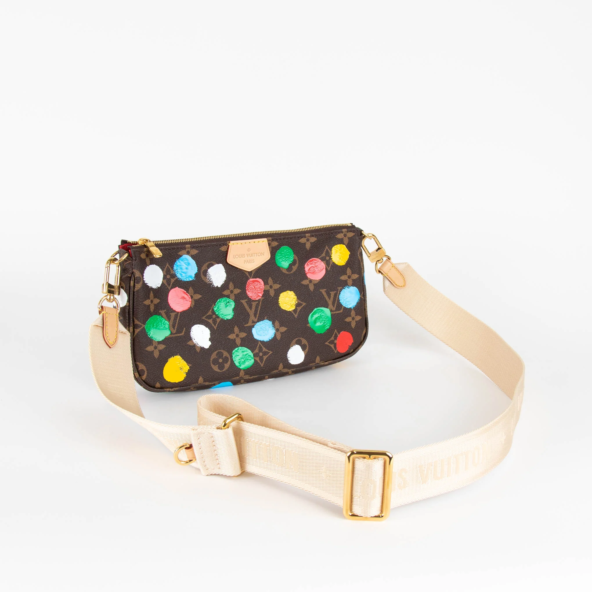 Louis Vuitton X Yayoi Kusama Monogram Multi Pochette Accessoires Bag - Image 9