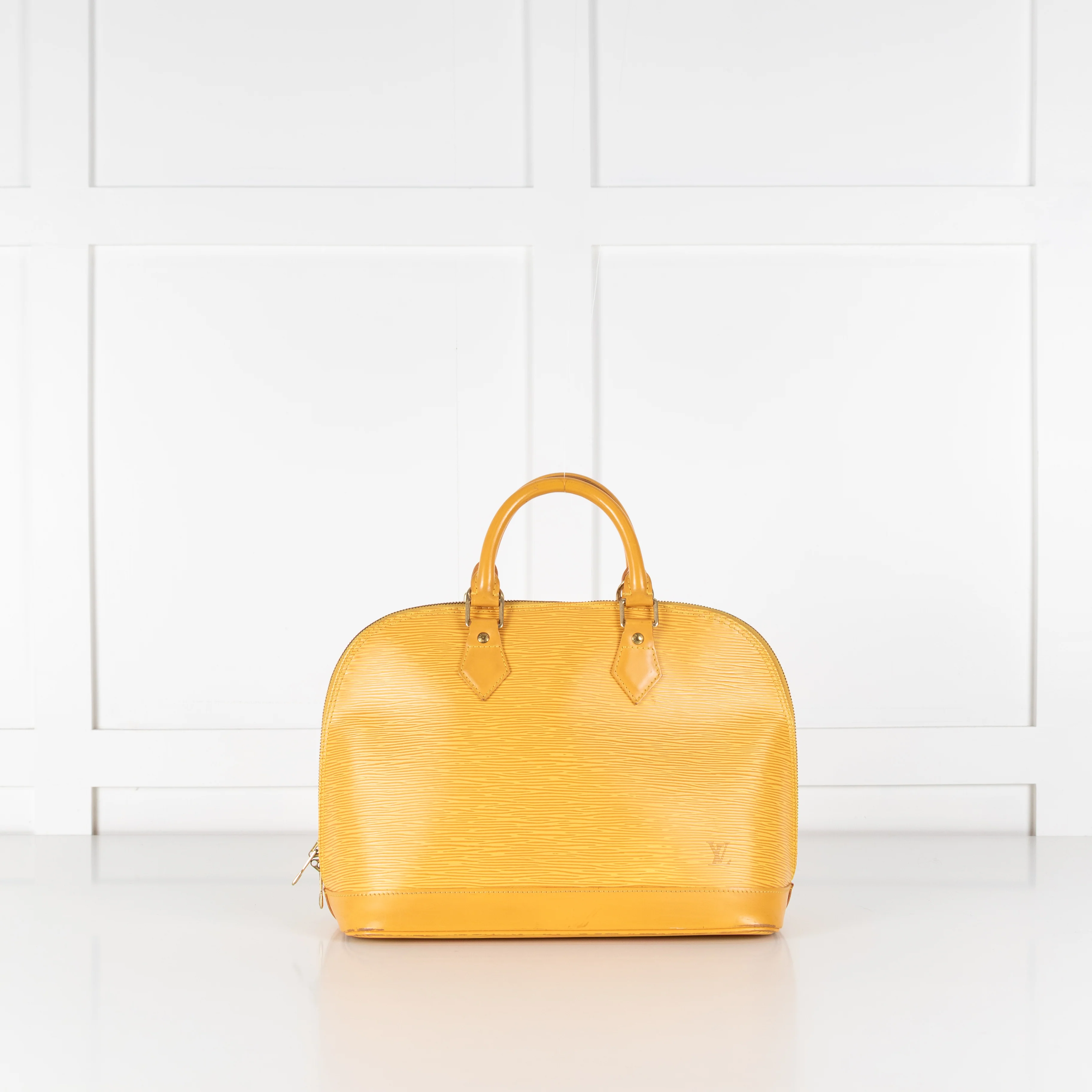 Louis Vuitton Yellow Alma Pm Epi Leather Bag