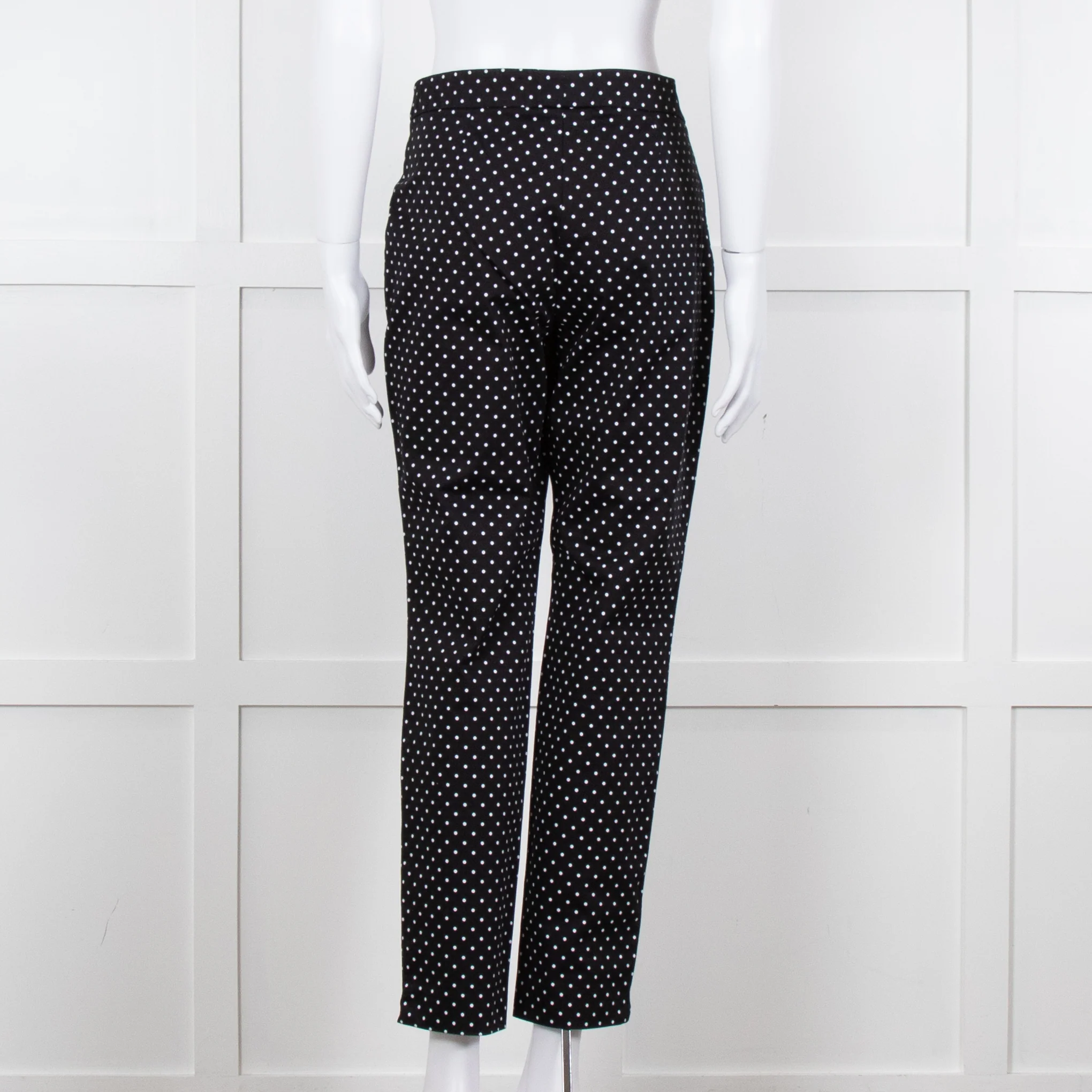 Luisa Spagnoli Black White Polka Dot Trousers - Image 5