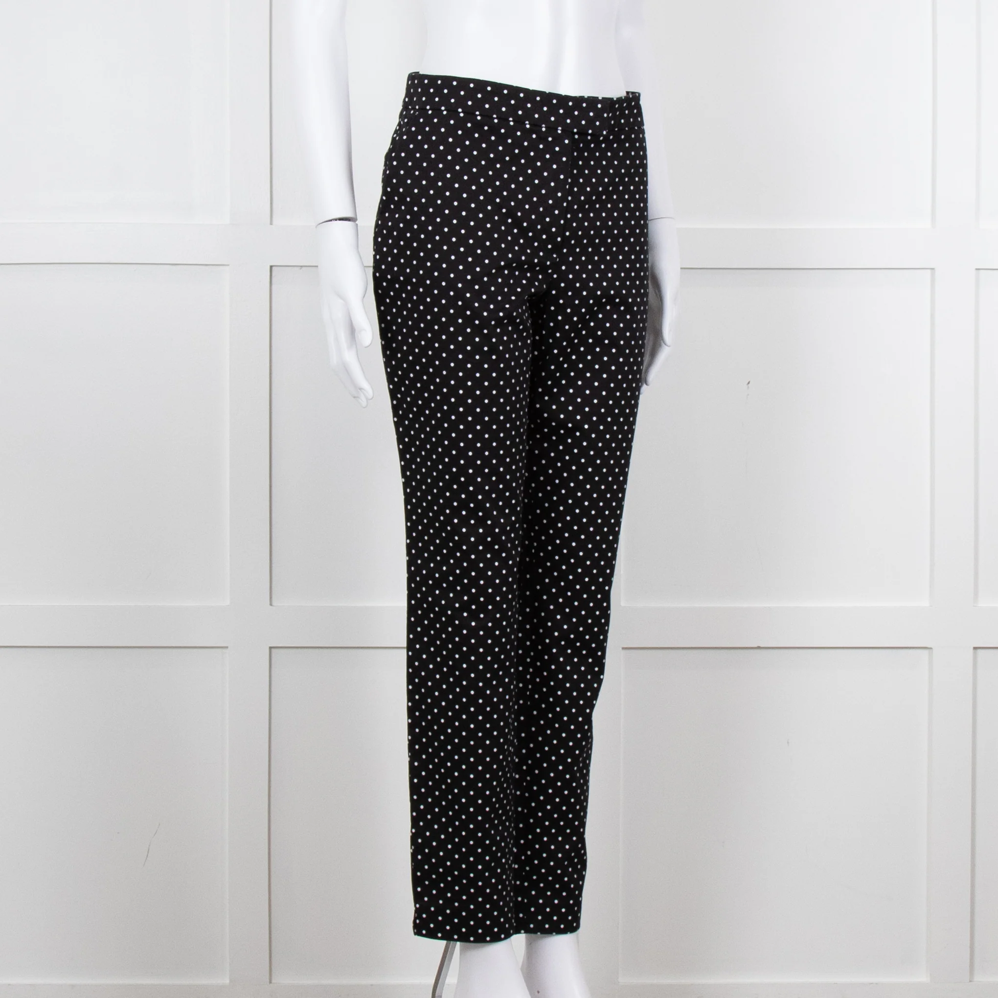 Luisa Spagnoli Black White Polka Dot Trousers - Image 8