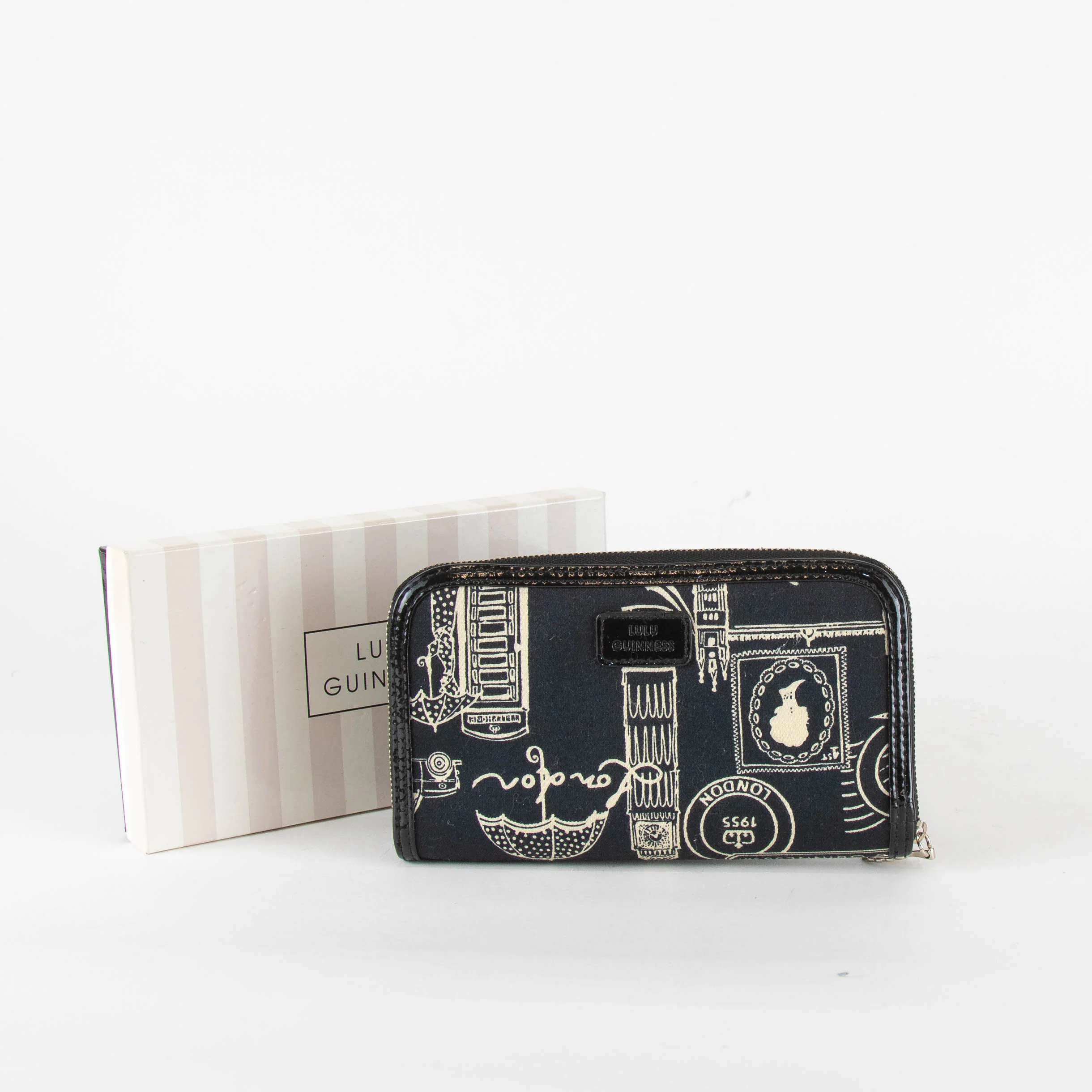 Lulu Guinness London Theme Fabric Wallet - Image 2