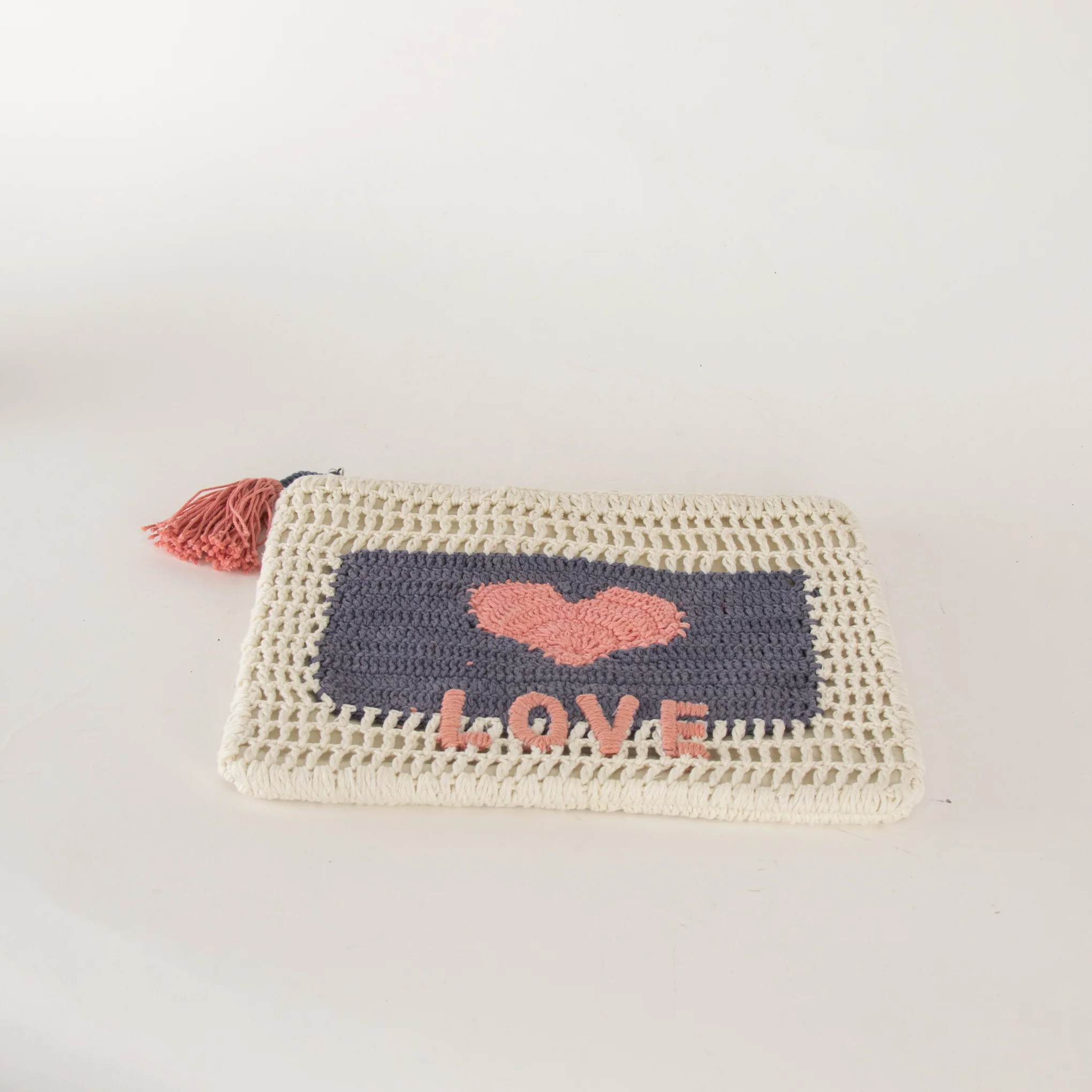 Mabe Neve 'Love' Crochet Pouch - Image 2