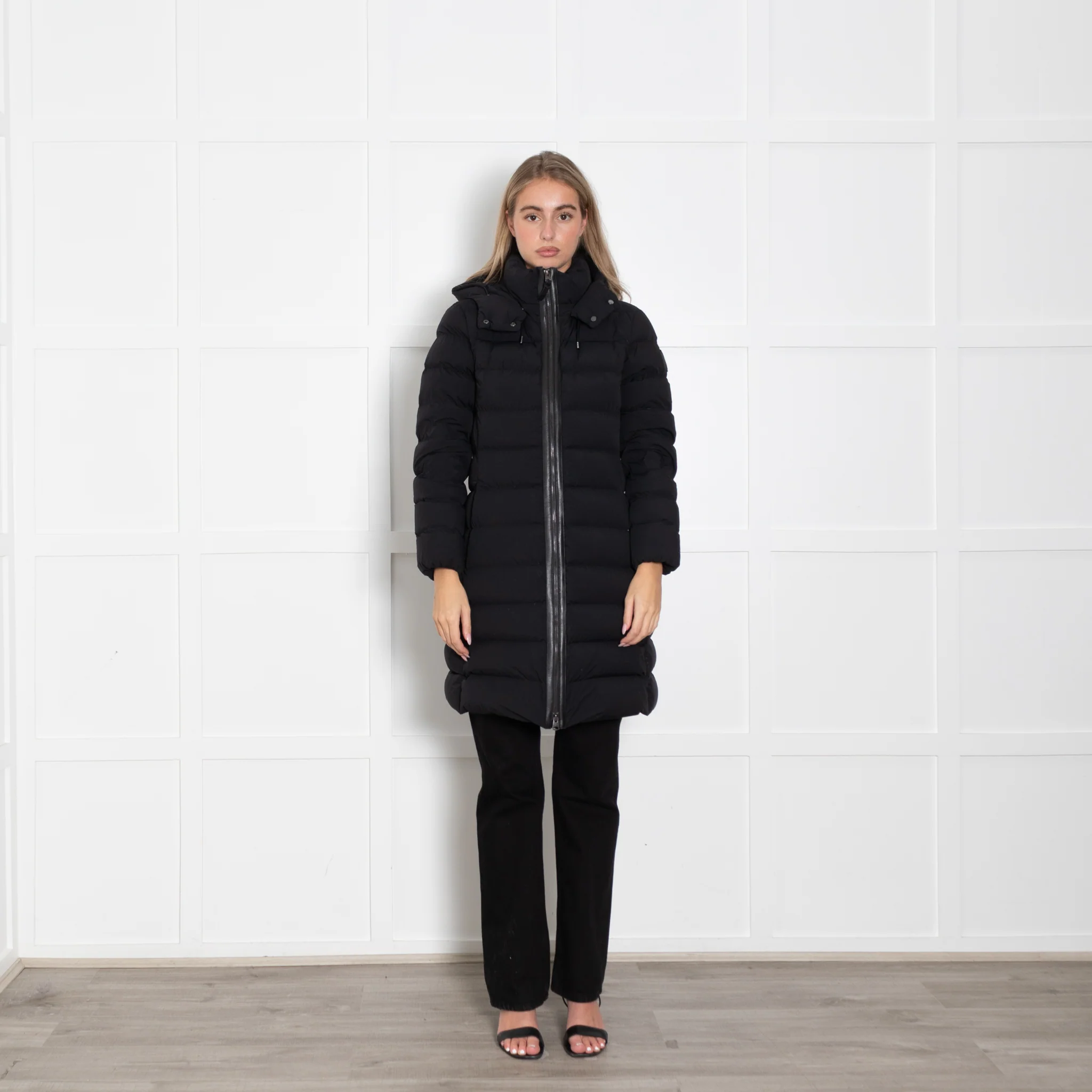 Mackage Black Puffer Coat With Hood