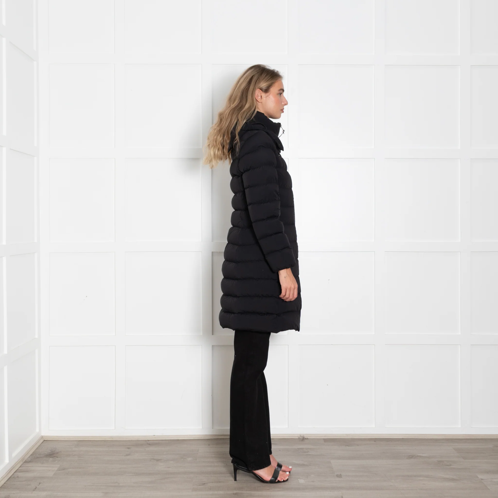 Mackage Black Puffer Coat With Hood - Image 6