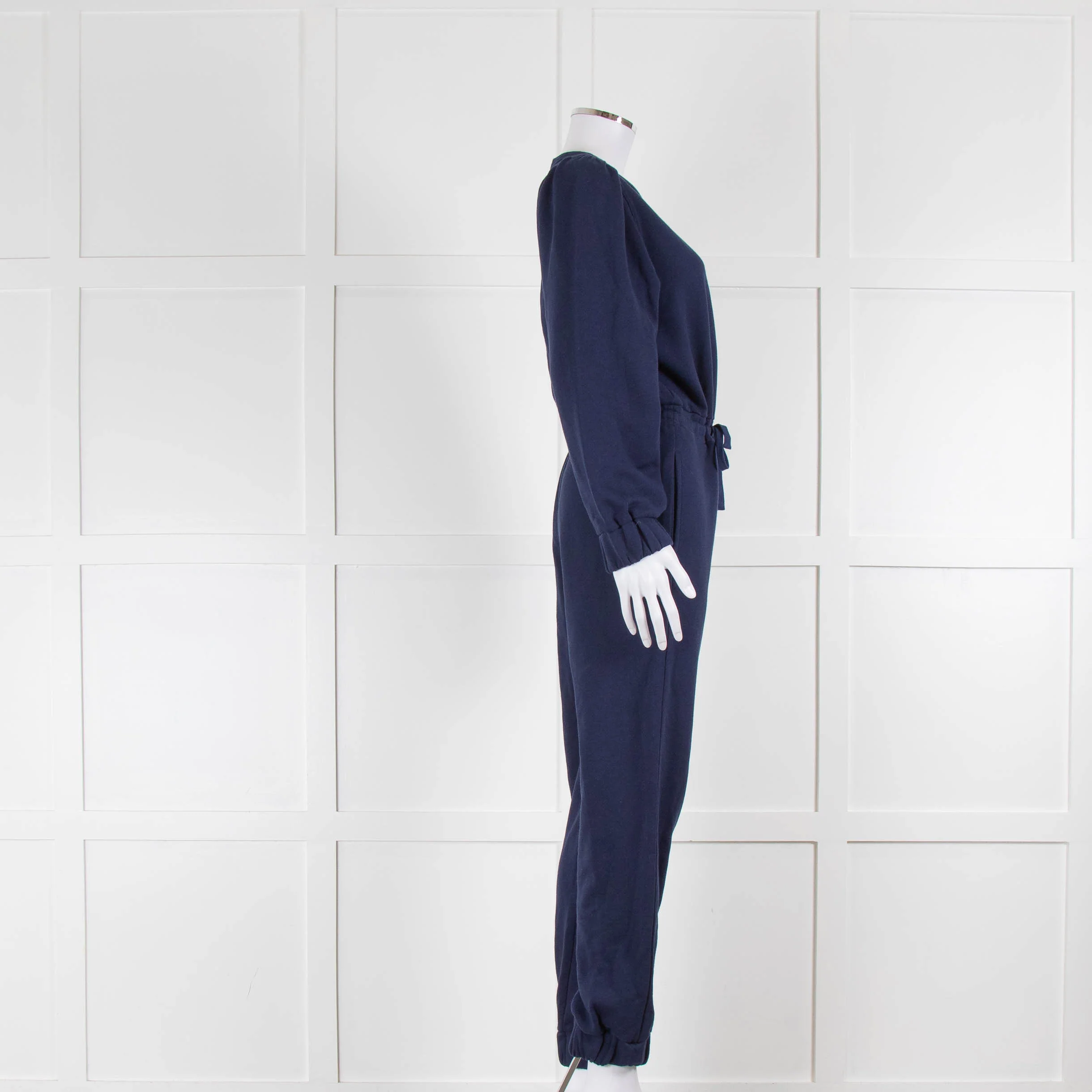 Madeleine Thompson Blue Cotton Sweatshirt Jumpsuit - Image 2