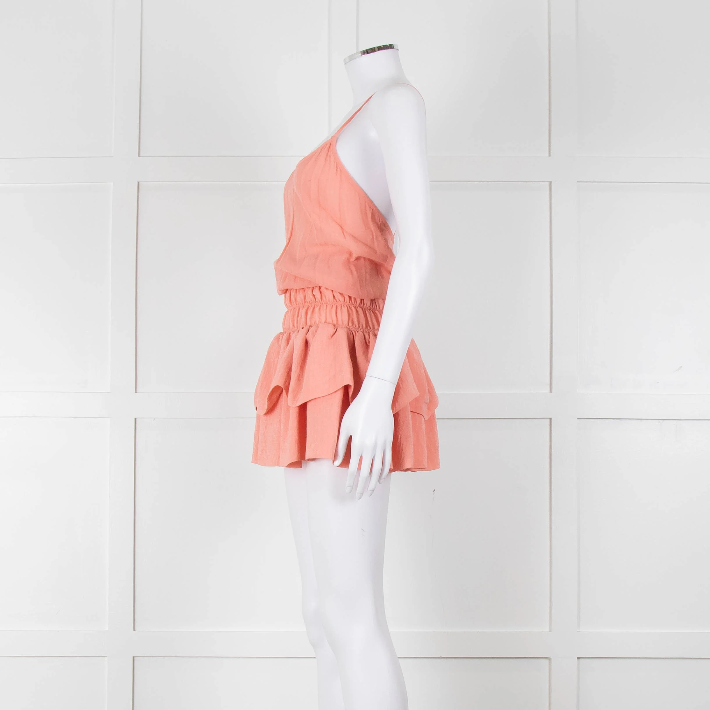 Maje Peach Sleeveless Mini Sun Dress - Image 8