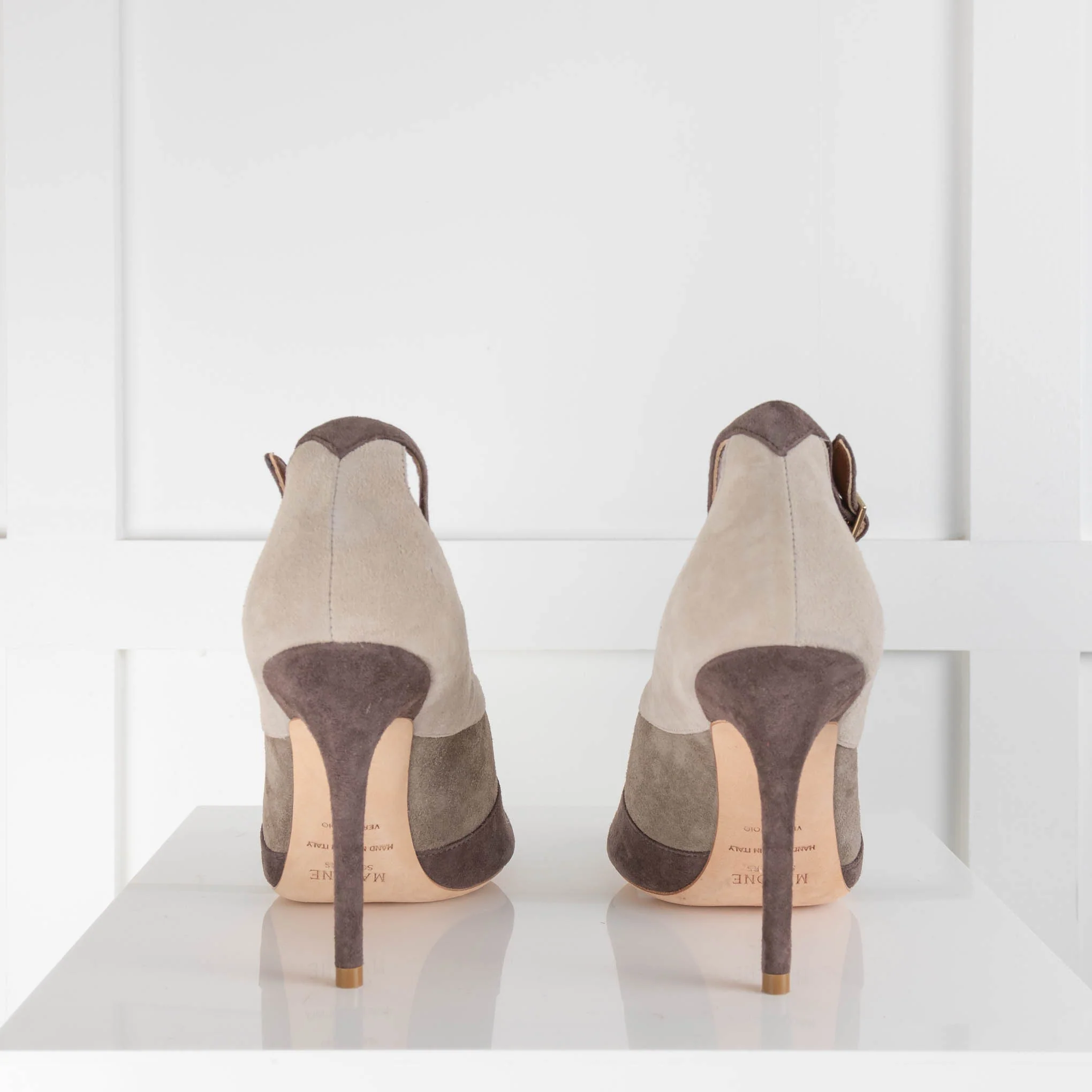 Malone Souliers Gradient Suede Booties - Image 4