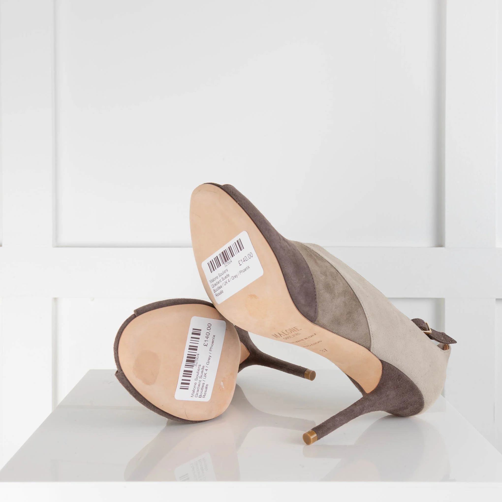 Malone Souliers Gradient Suede Booties - Image 5