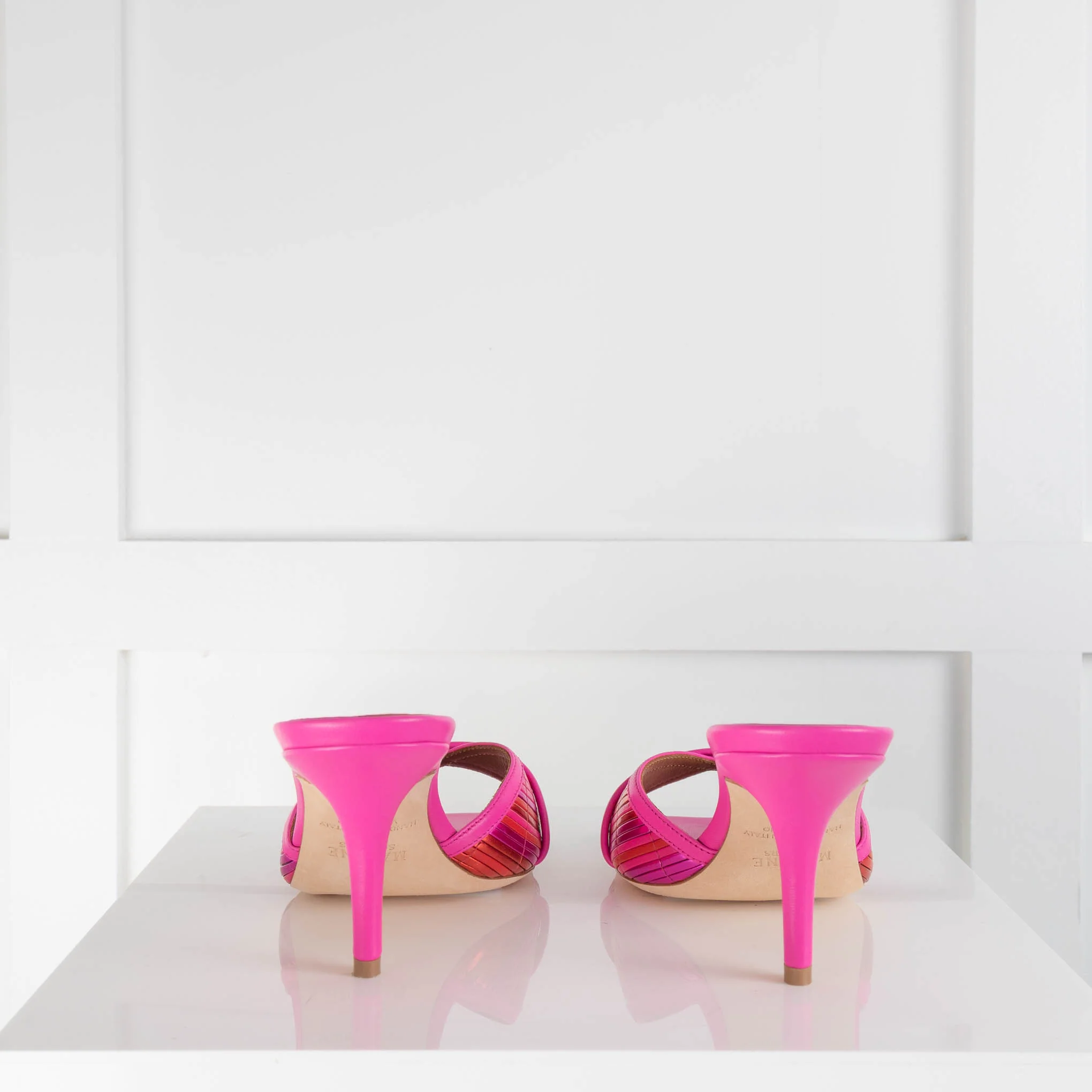 Malone Souliers Pink Slip On Mules - Image 3