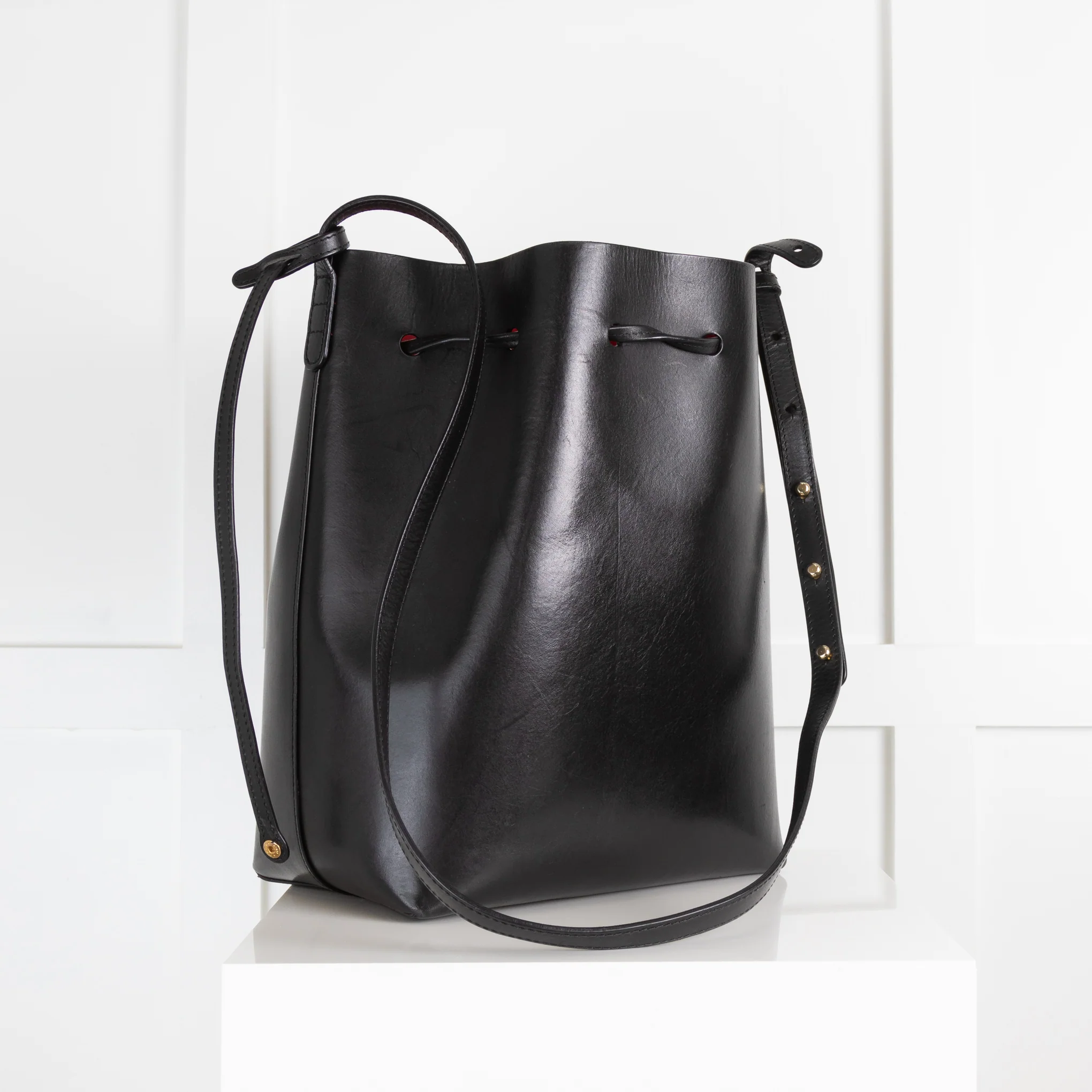 Mansur Gavriel Black Bucket Bag - Image 2