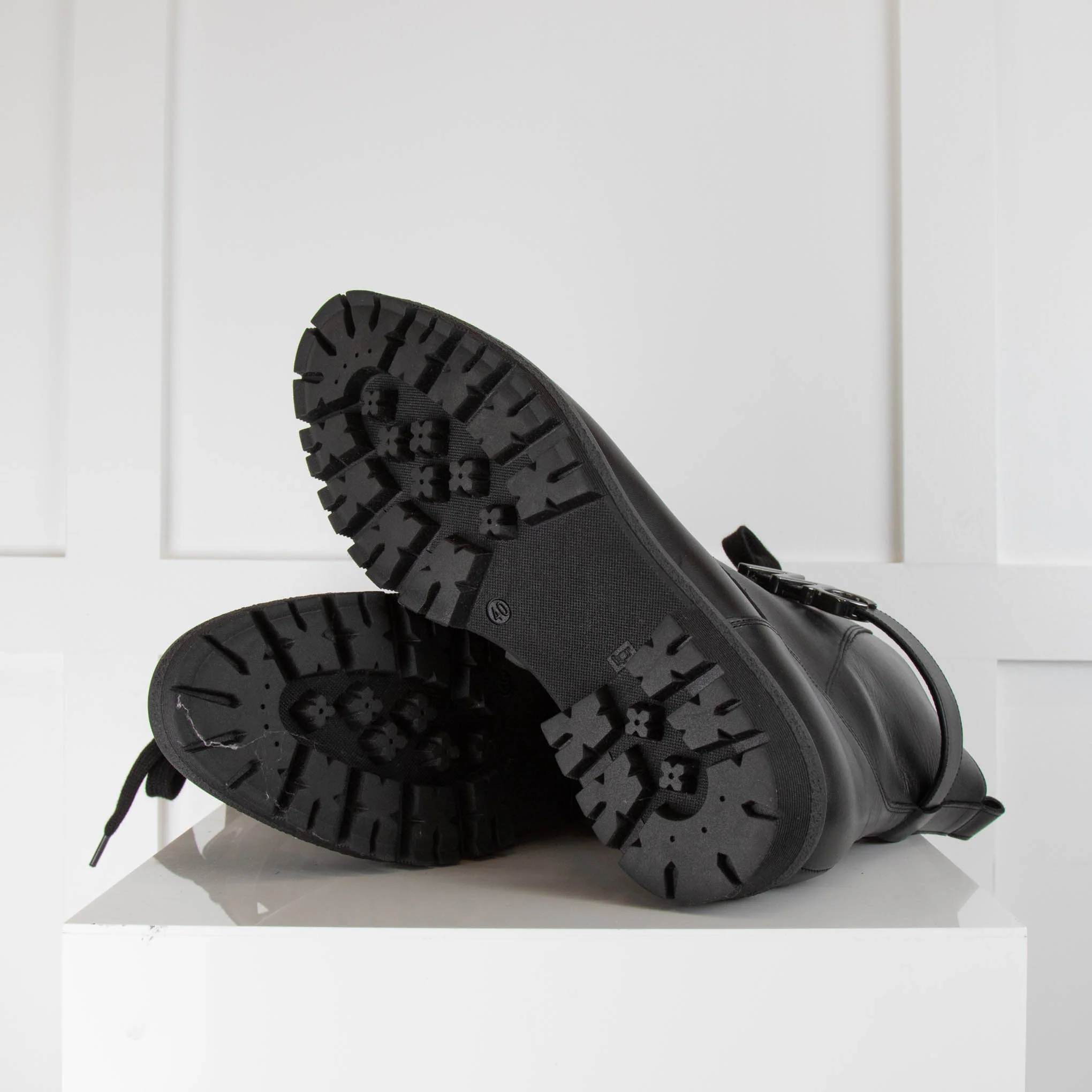 Marc Cain Black Leather Ankle Boot - Image 5