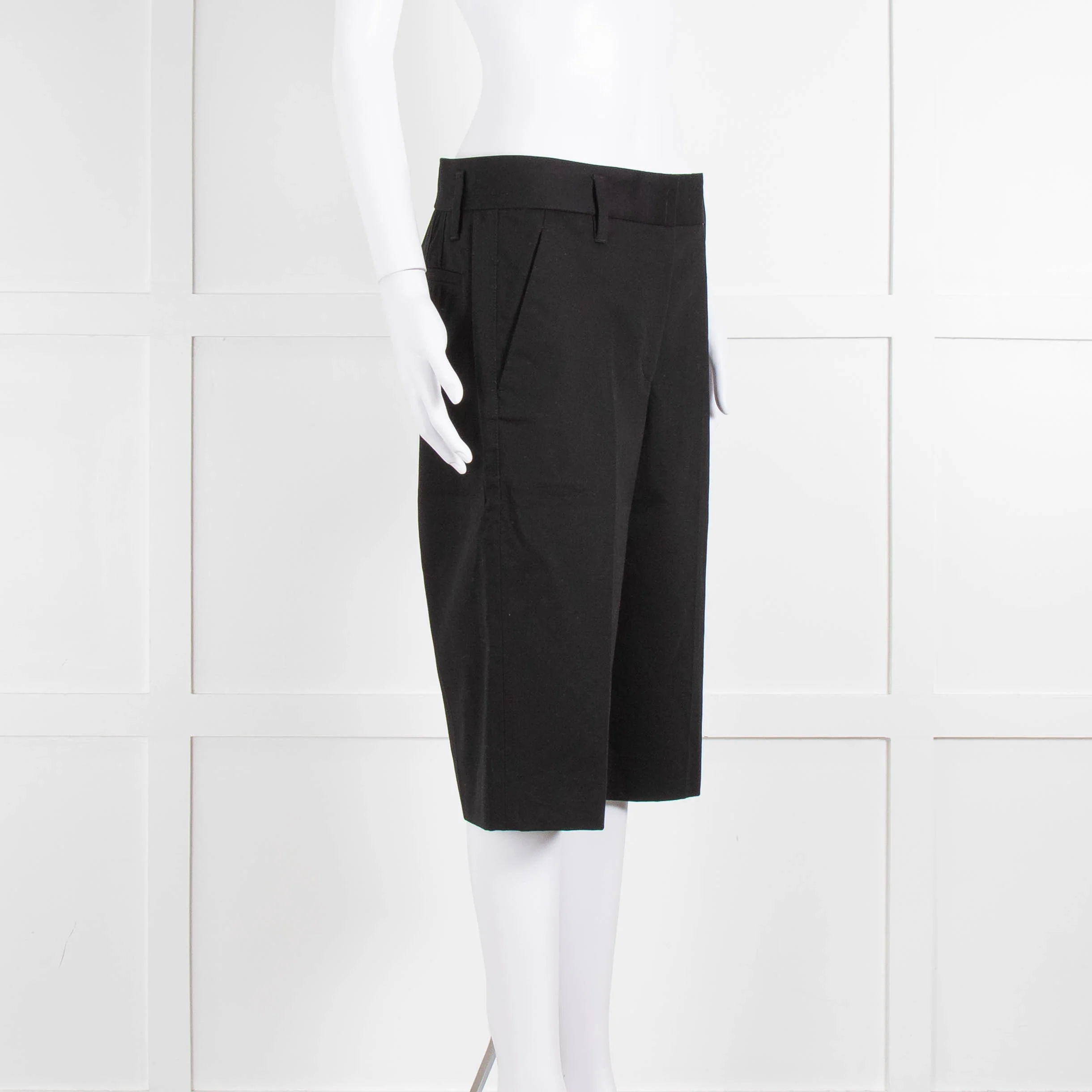 Marc Jacobs Black Cotton Bermuda Shorts - Image 2