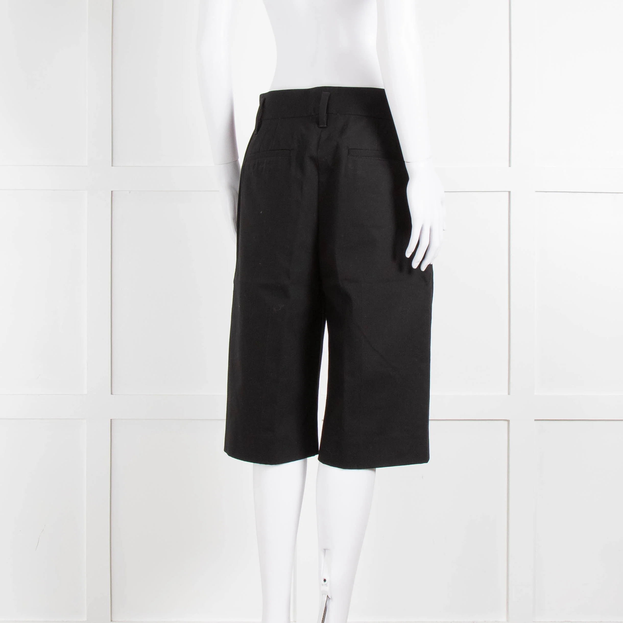 Marc Jacobs Black Cotton Bermuda Shorts - Image 4