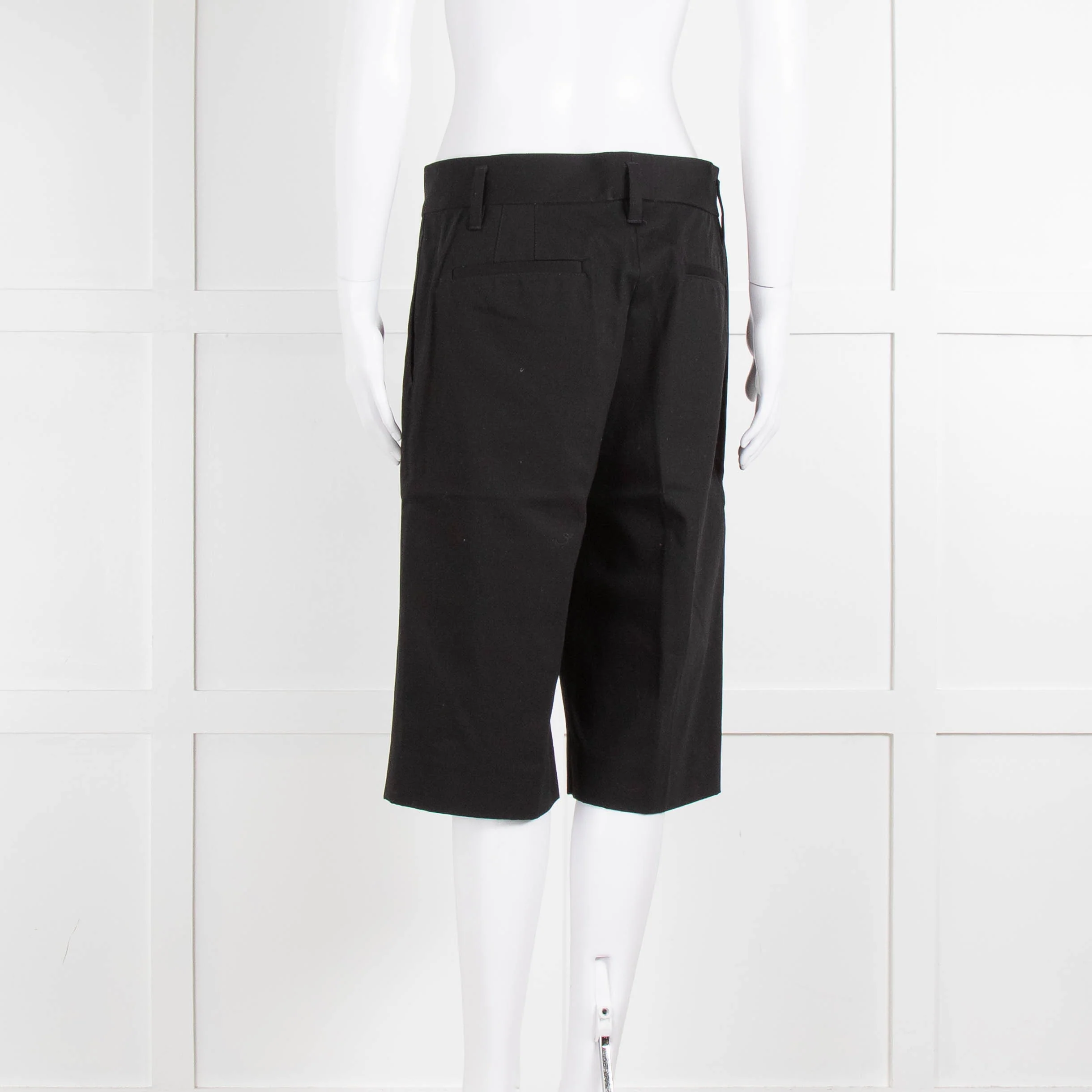 Marc Jacobs Black Cotton Bermuda Shorts - Image 5