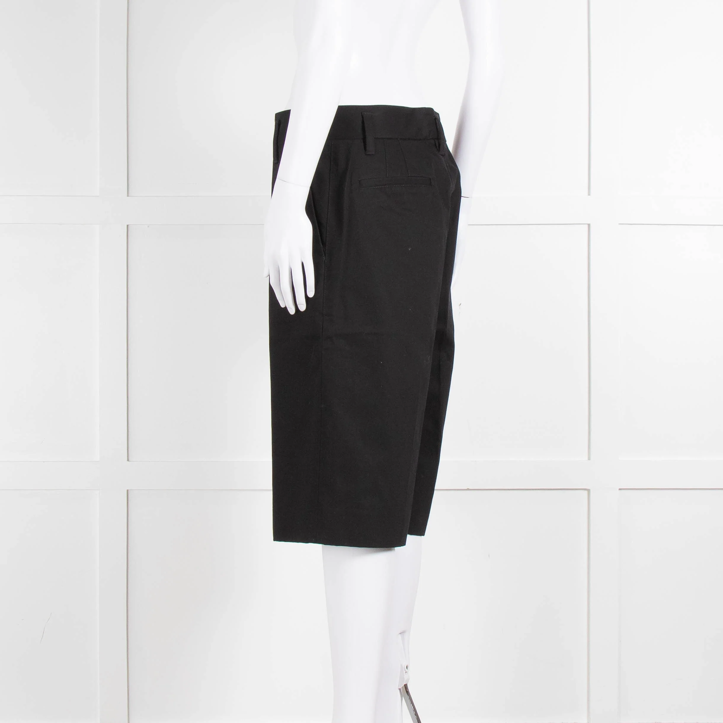 Marc Jacobs Black Cotton Bermuda Shorts - Image 6