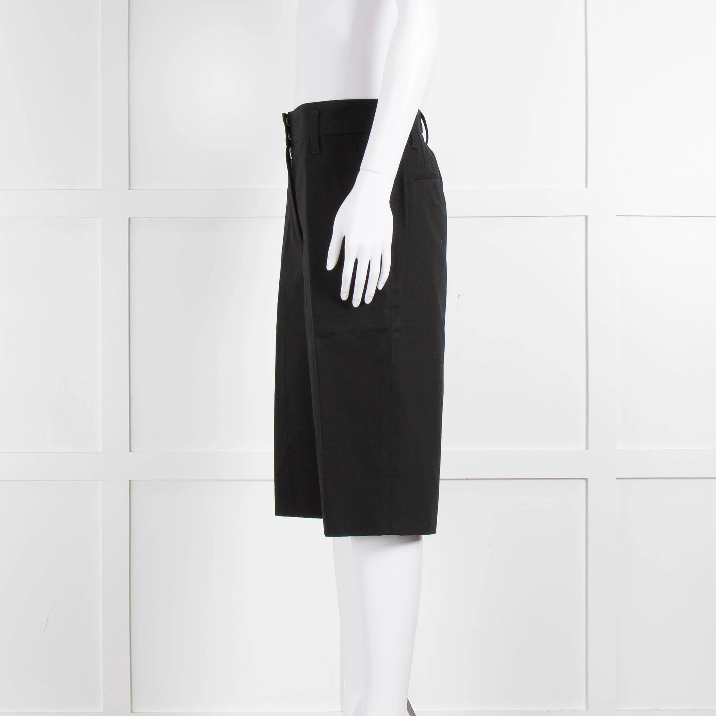 Marc Jacobs Black Cotton Bermuda Shorts - Image 7