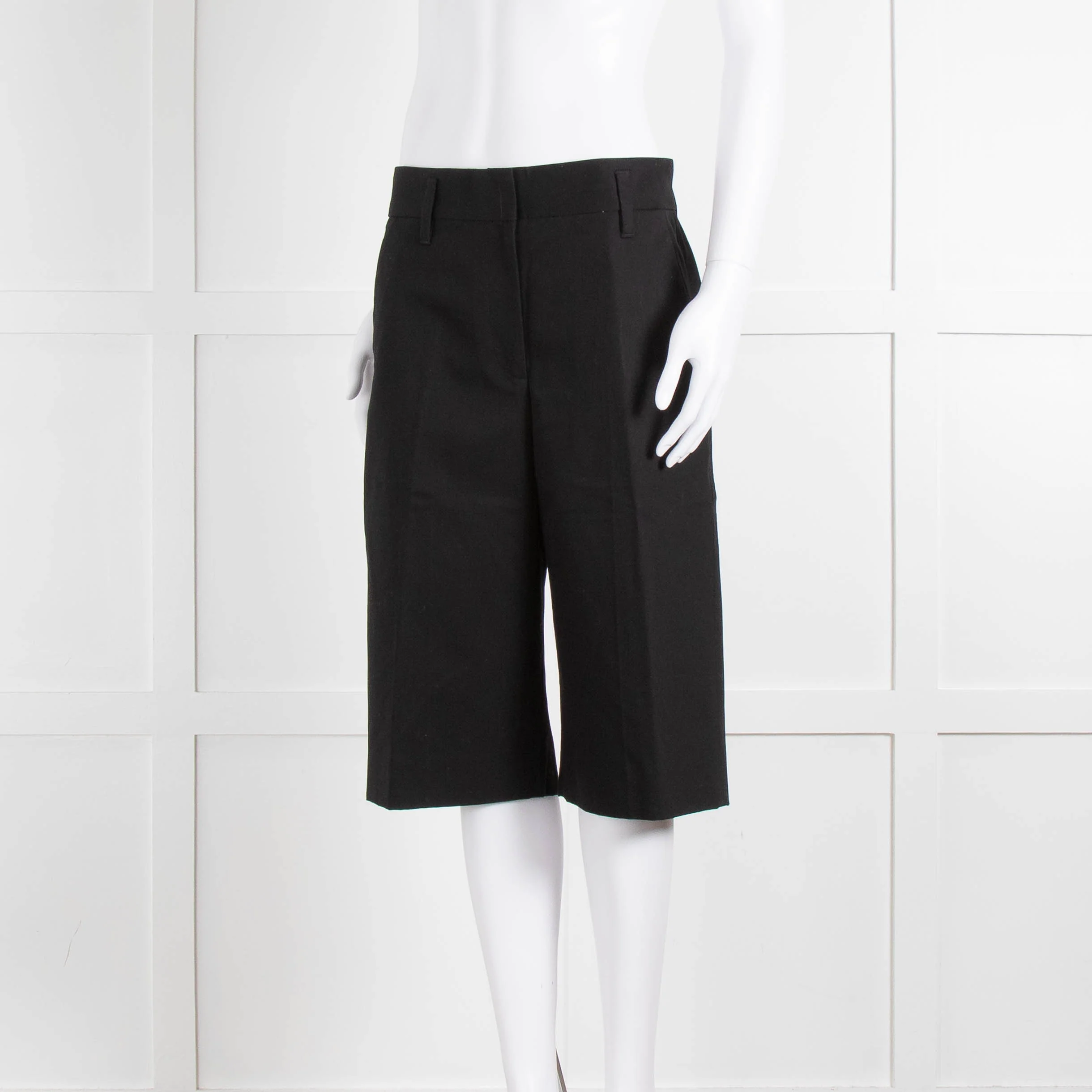 Marc Jacobs Black Cotton Bermuda Shorts - Image 8