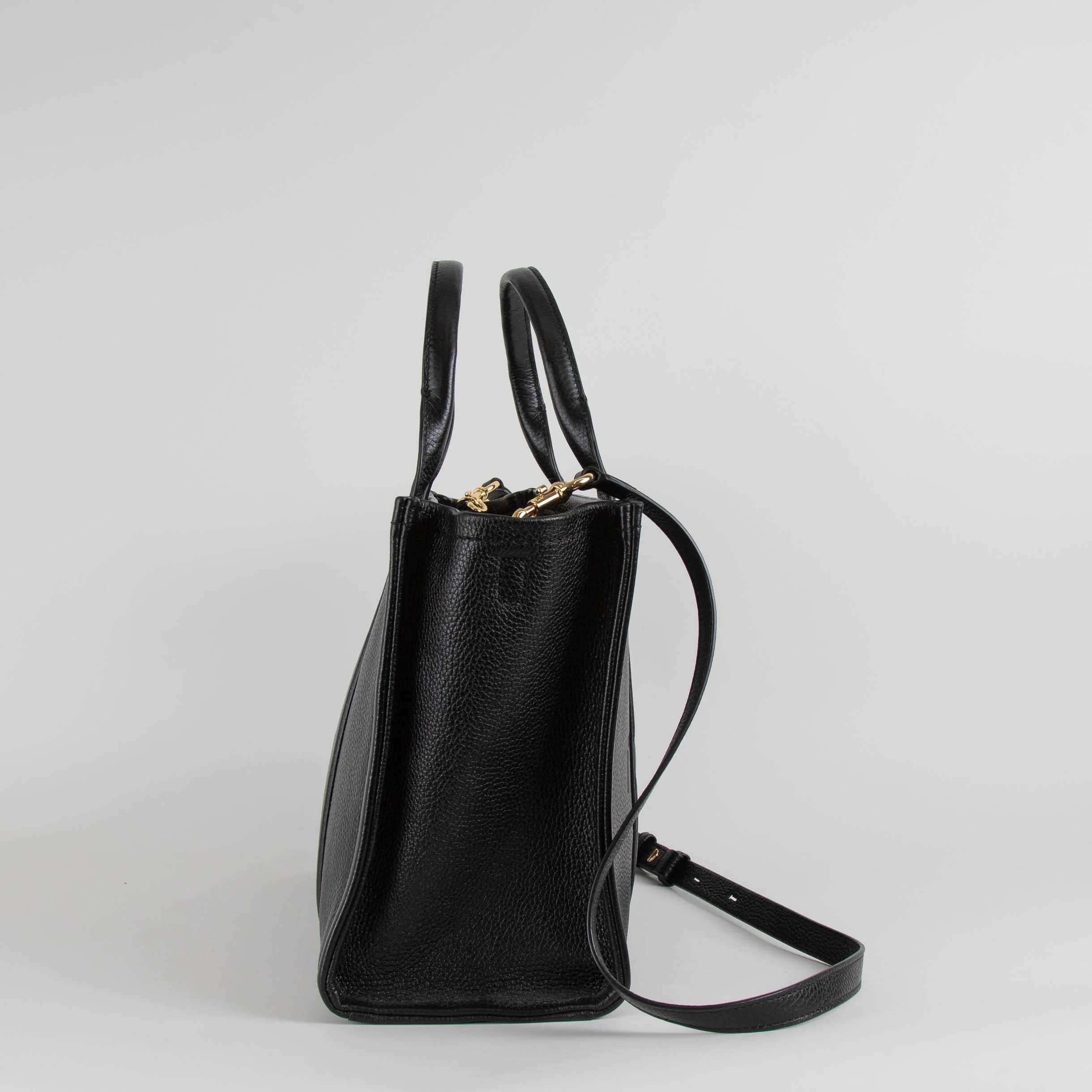 Marc Jacobs Black Medium Leather Tote Bag - Image 3