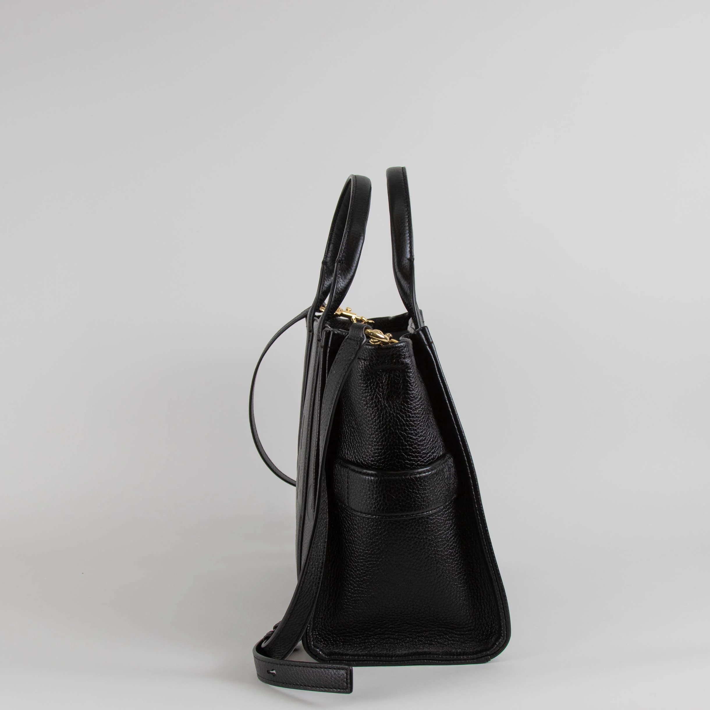 Marc Jacobs Black Medium Leather Tote Bag - Image 5