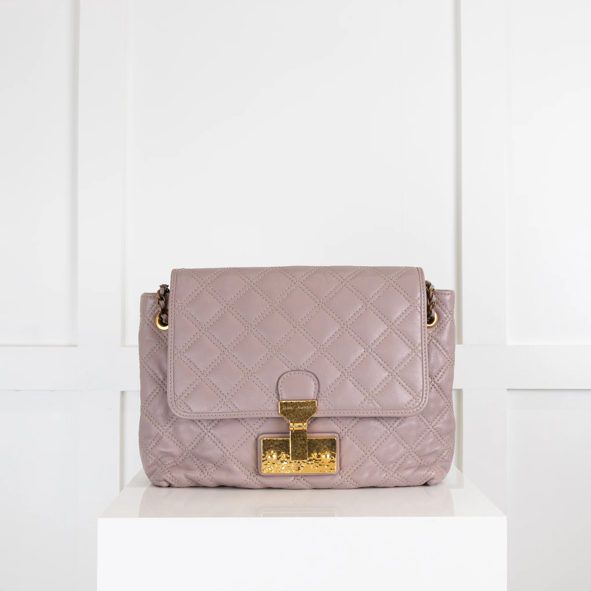 Marc Jacobs Lilac Quilted Leather Cross Body