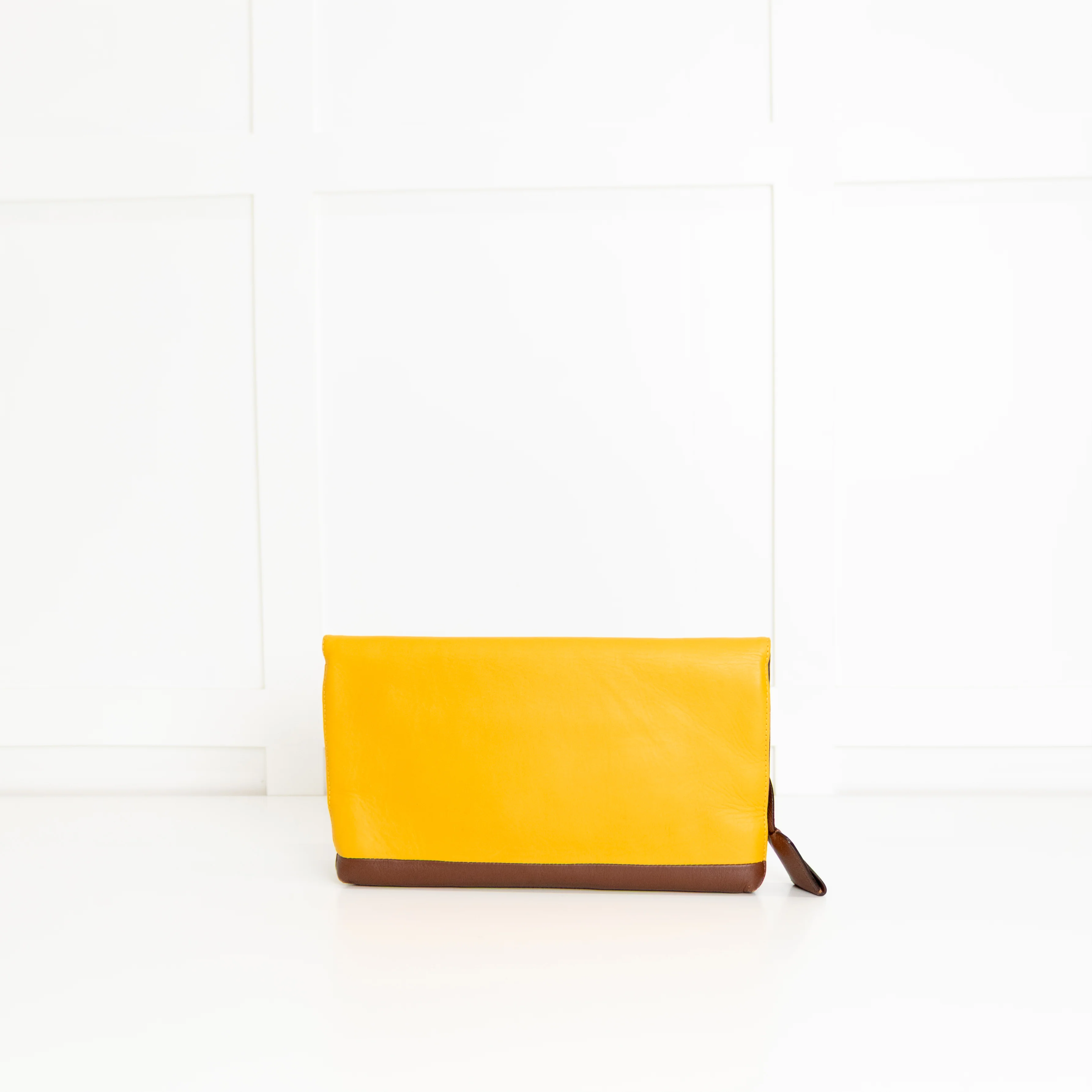 Marc Jacobs Mustard Yellow Leather The Doubles Jean Cross Body Bag - Image 6