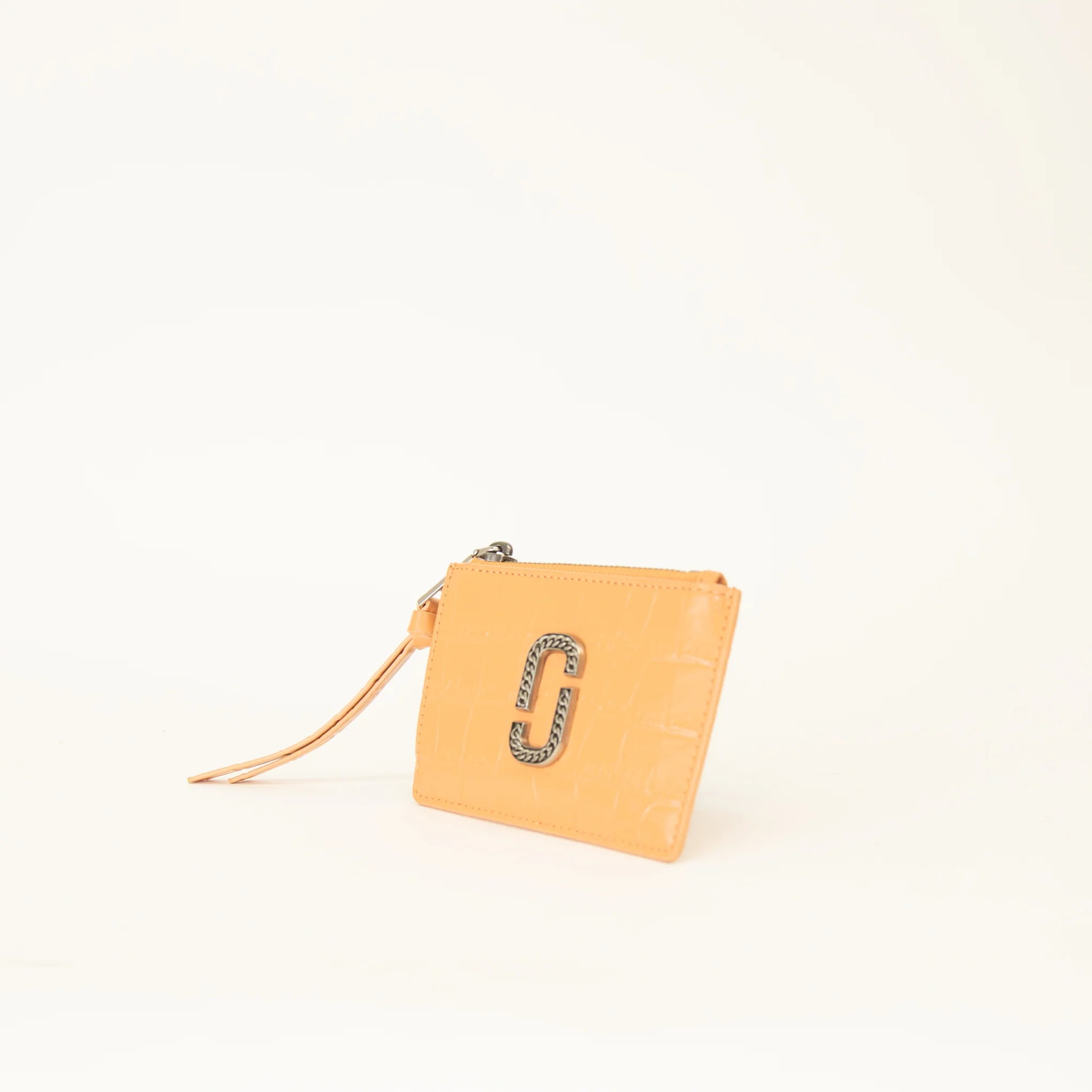 Marc Jacobs Orange Moc Croc Coin Pouch - Image 3